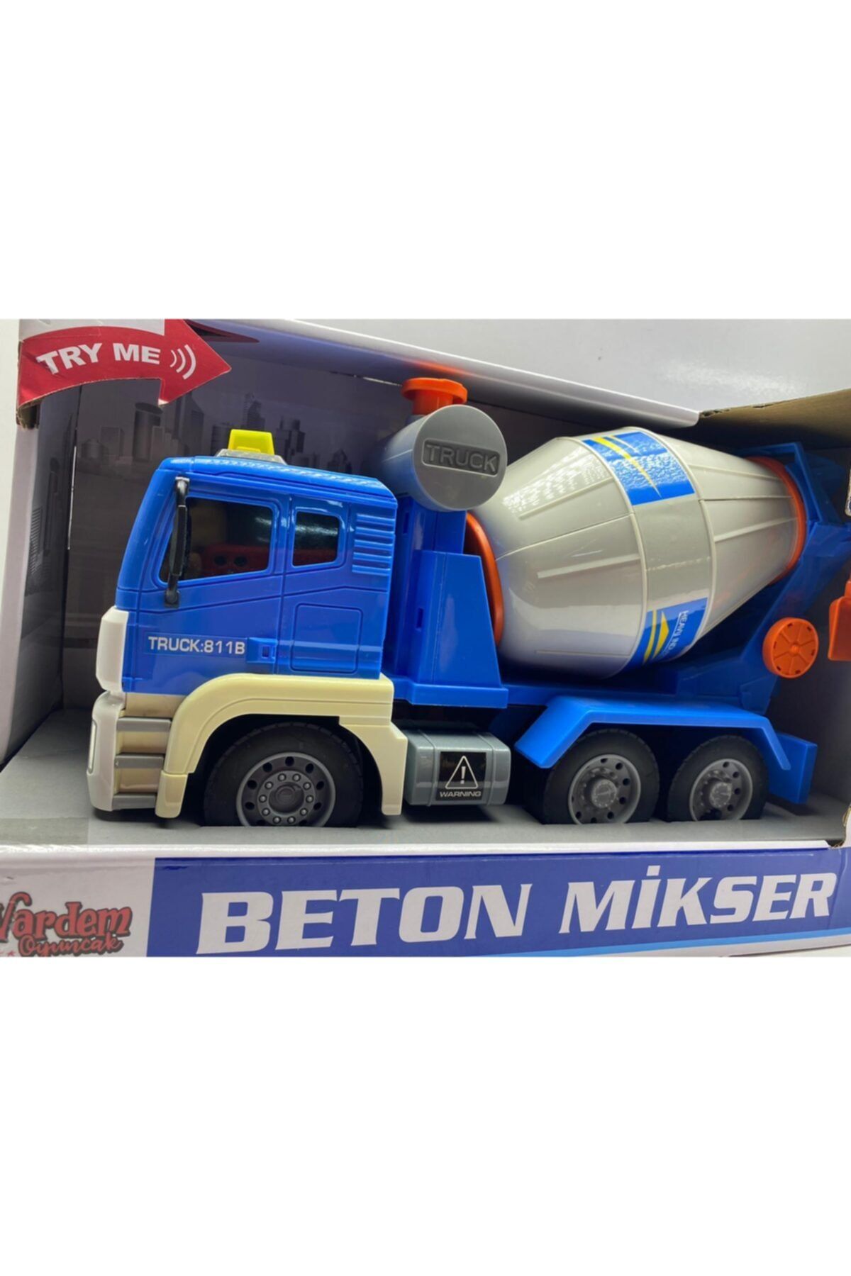 afreyz oyuncak Beton Mikser Sesli Işıklı İnşaat Araç Seti Beton Mikser
