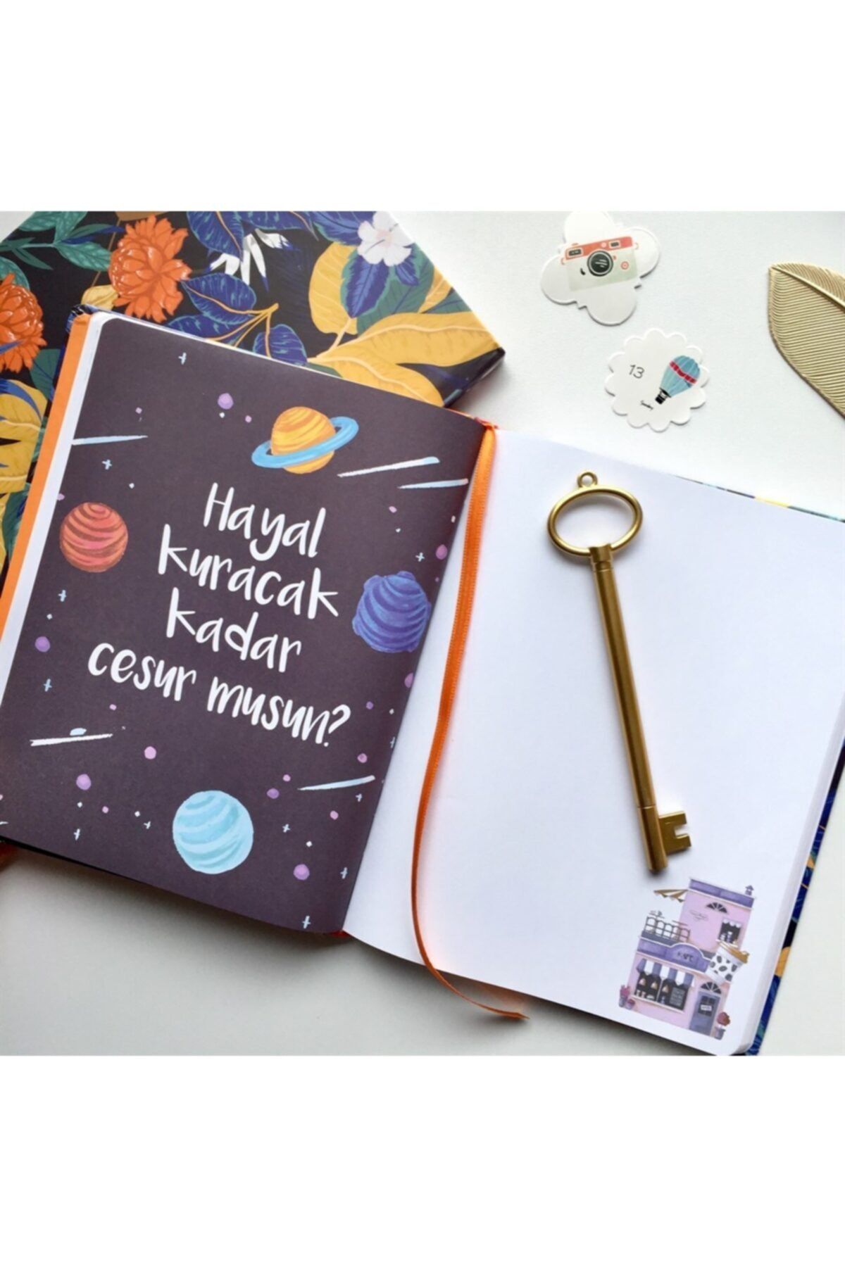 Nar Ajanda Zamansız Ve Journal Defteri Desenli