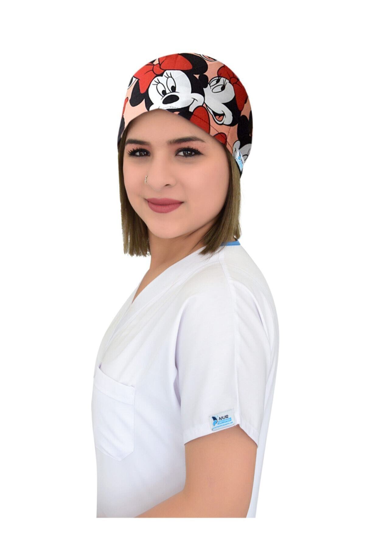 Nur Ortopedi Mickey Mouse Temalı Doktor Hemşire Hastane Bonesi