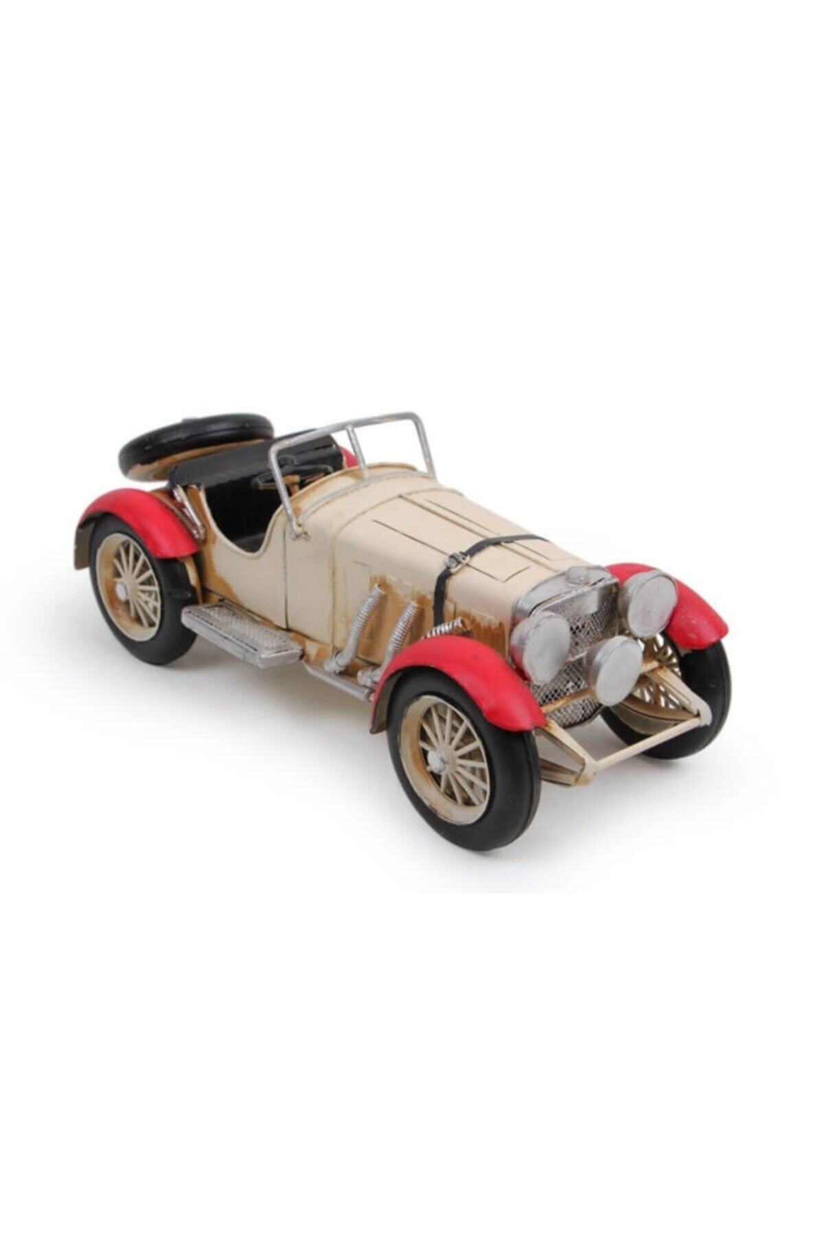 Mbois Nostaljik Vintage Eskitme Tarz Dekoratif Metal Classic Roadster