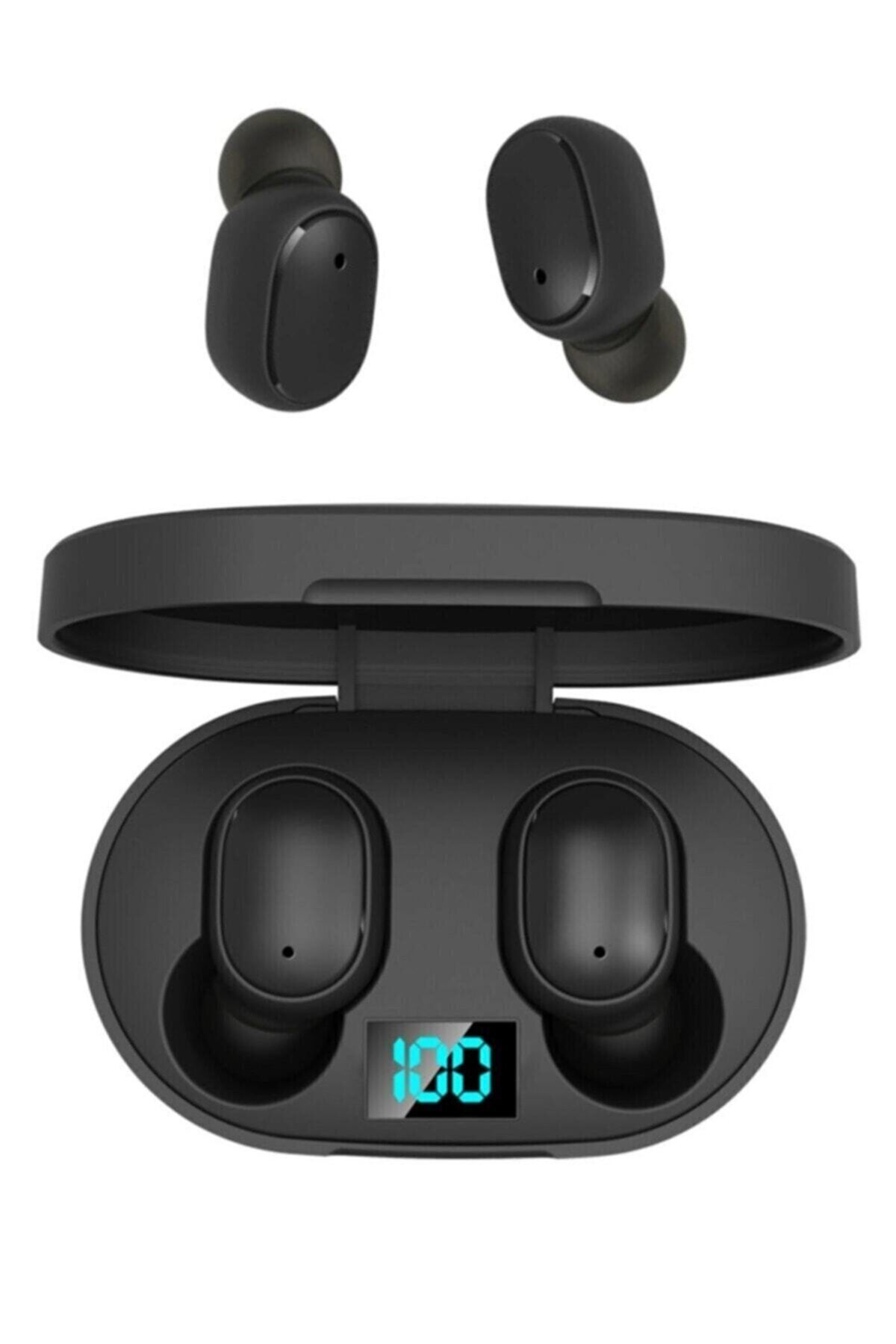 Abbruch Xiaomi Redmi Note 8, 8t, 8 Pro Uyumlu Airdots Bluetooth Kulaklık Led Şarj Göstergeli
