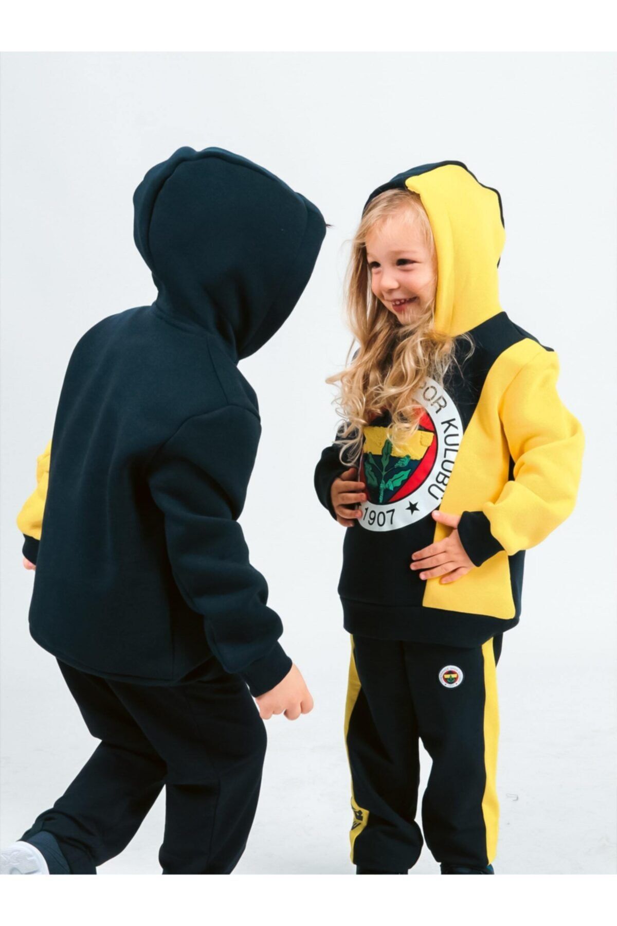 Fenerbahçe Çocuk Trıbun Altı Renk Logo Sweat