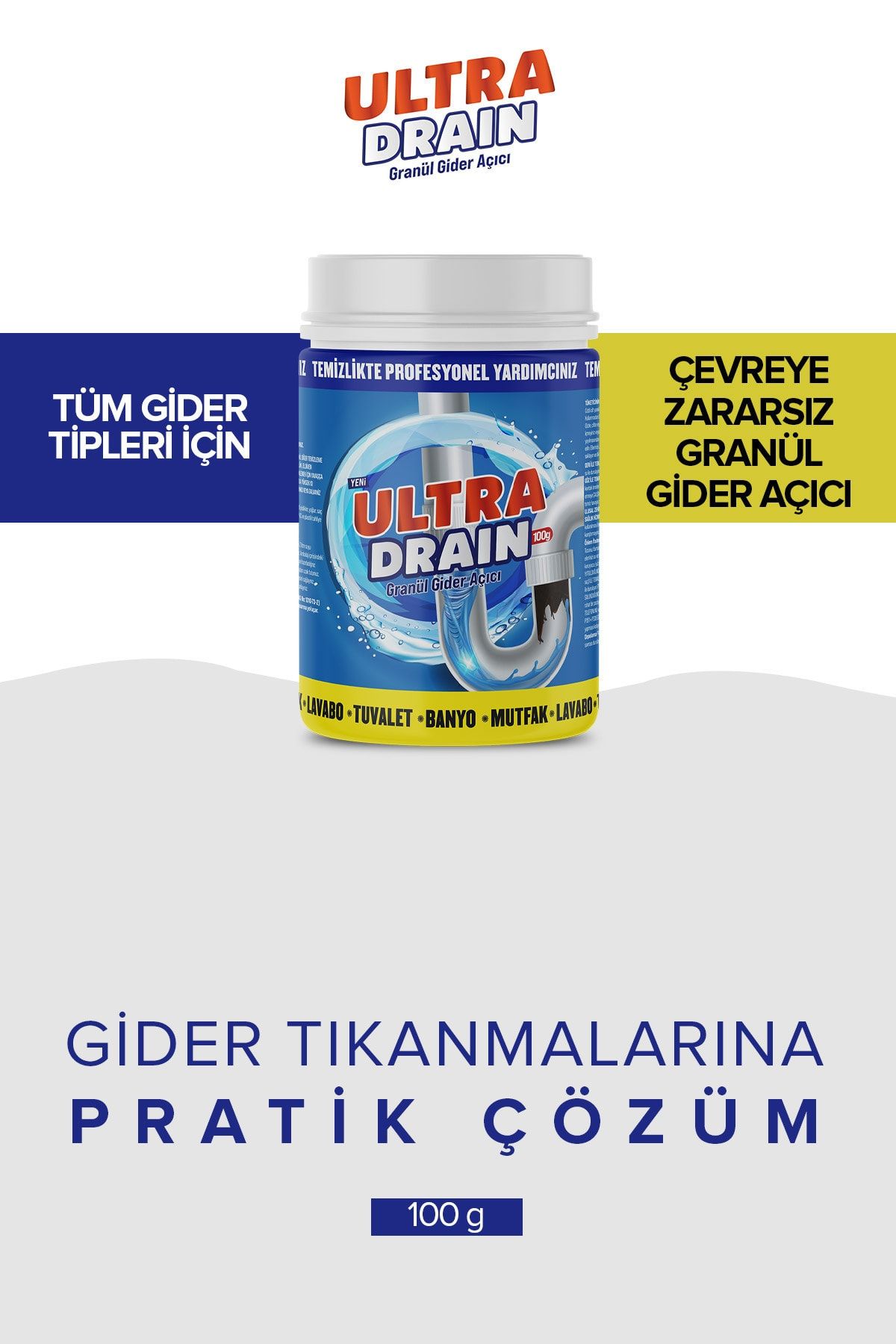 Ultra Drain Granül Gider Açıcı