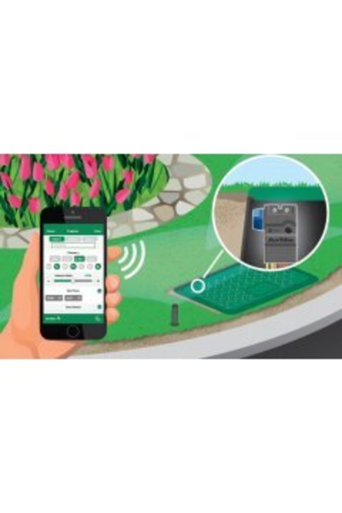 Rainbird Tbos-bt Bluetooth Özellikli Pilli 1 Istasyonlu Çalışan Sulama Kontrol Cihazı