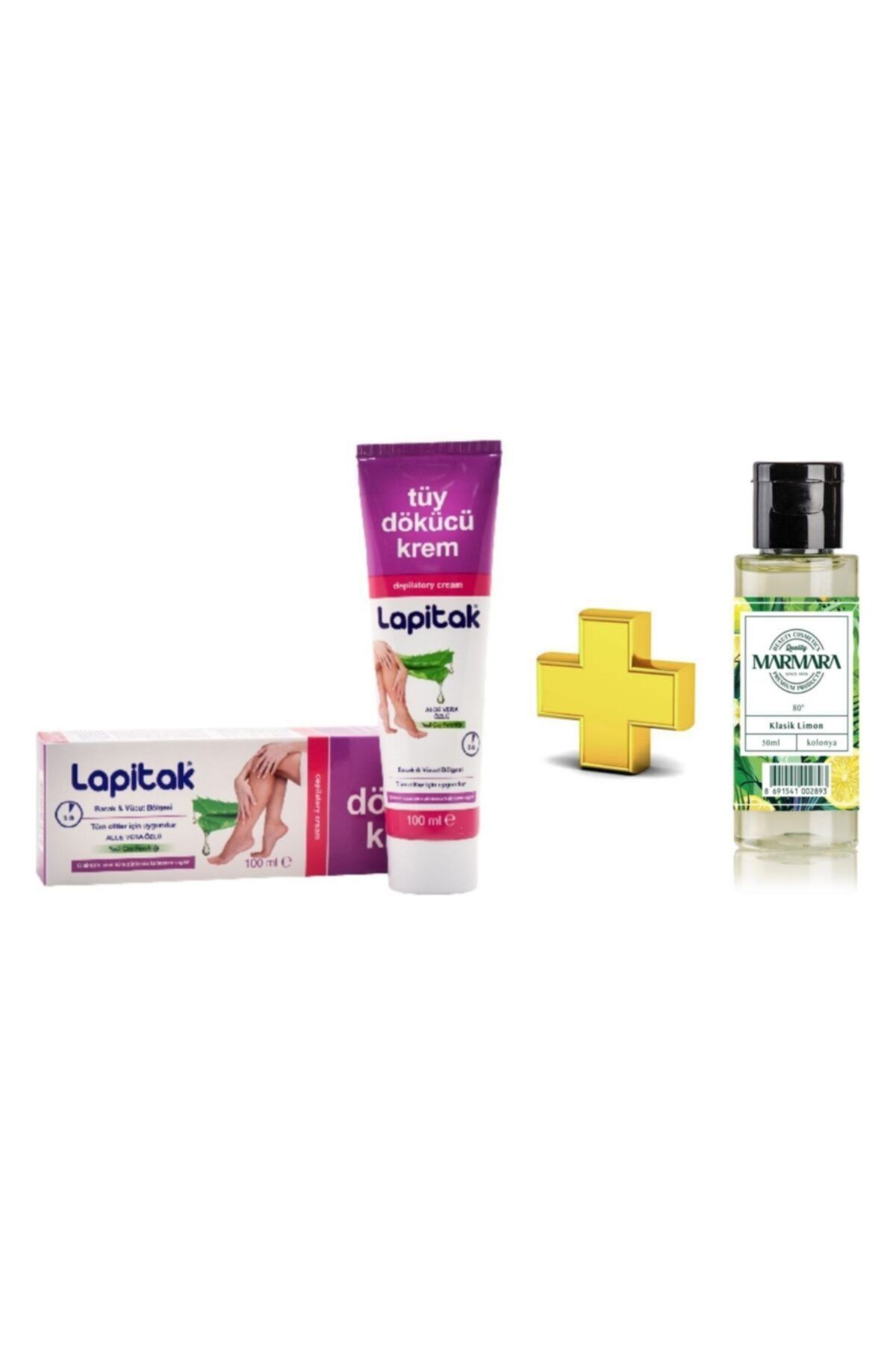 Lapitak Tüy Dökücü Krem 100 Ml + 50 Ml Marmara Limon Kolonyası