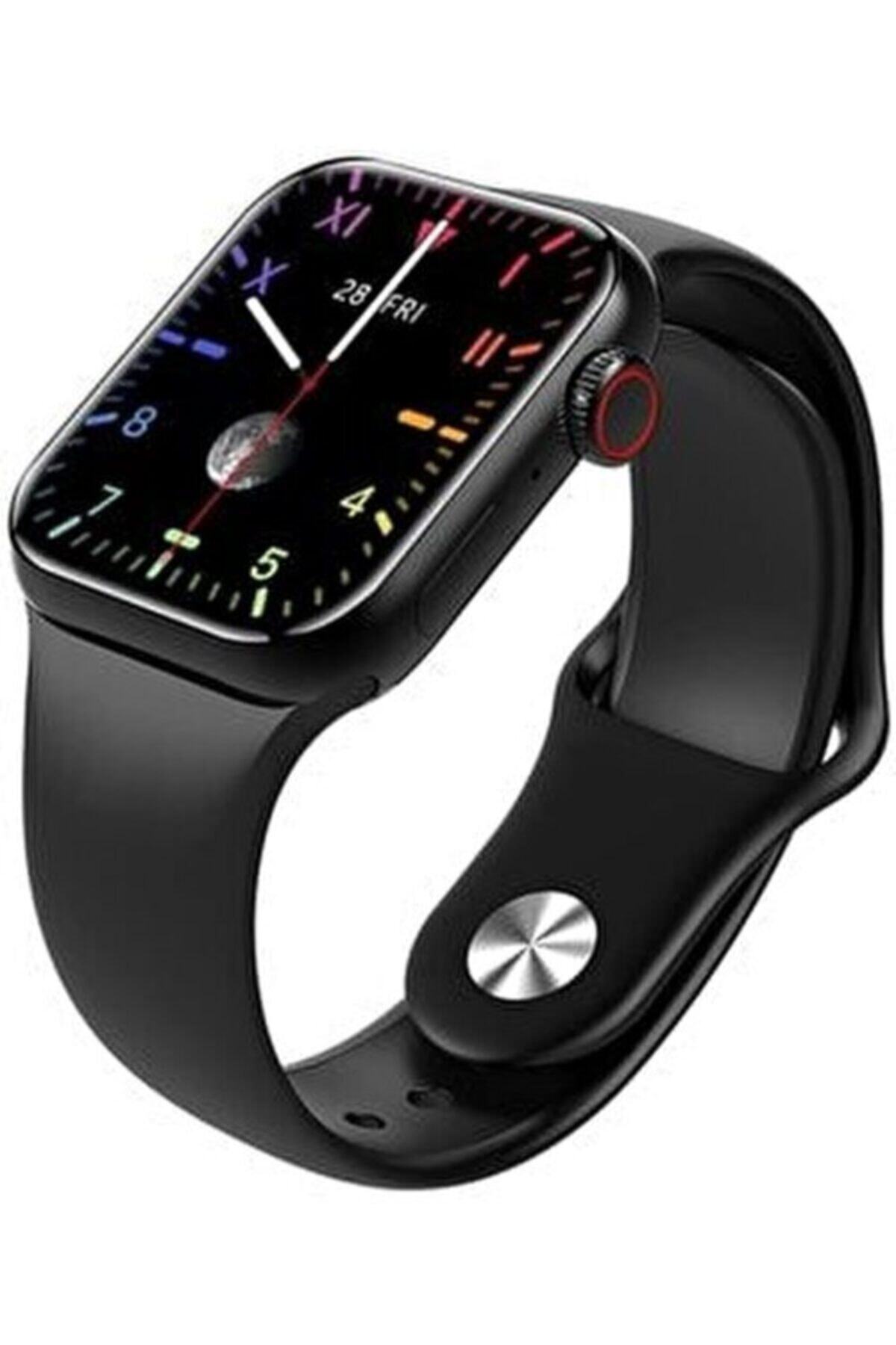 ByrShop M26 Plus Smart Watch 6 Siyah Akıllı Saat Wireless Charging