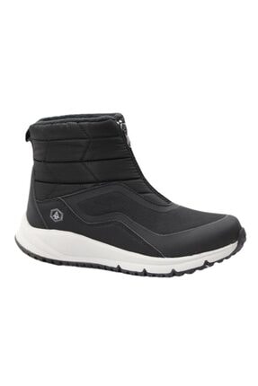 Horızente Kadın Siyah Su Geçirmez Fermuarlı Kar Botu 101 21618-z Image 2