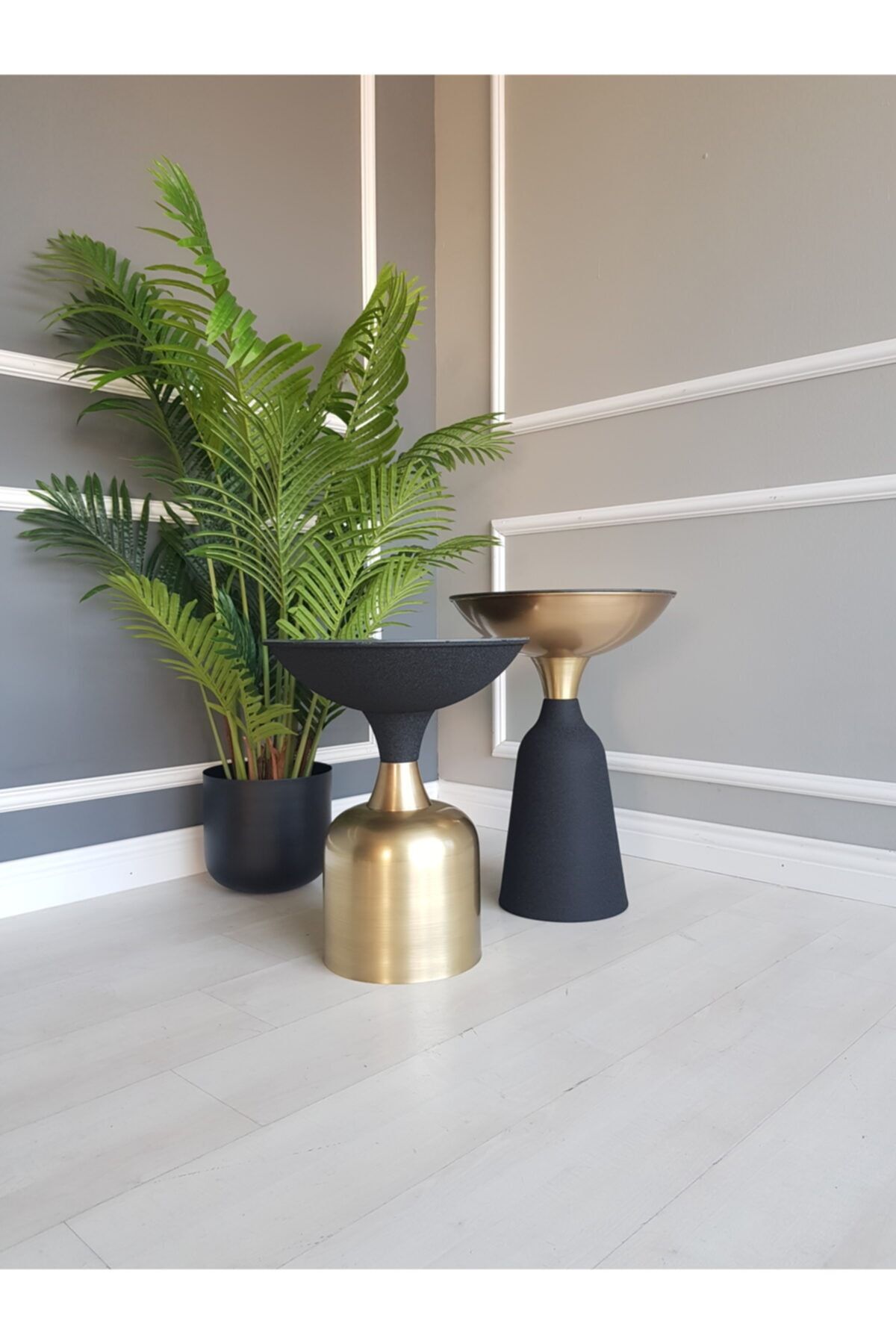 Decor By Özay Lotus Yan Sehpa Ikili Takım