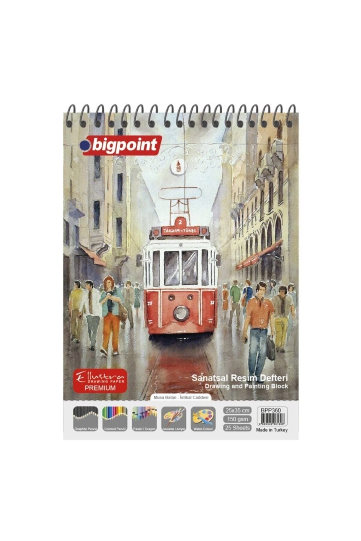 Bigpoint 25x35cm Sanatsal Resim Defteri 150 gram - 25 Yaprak