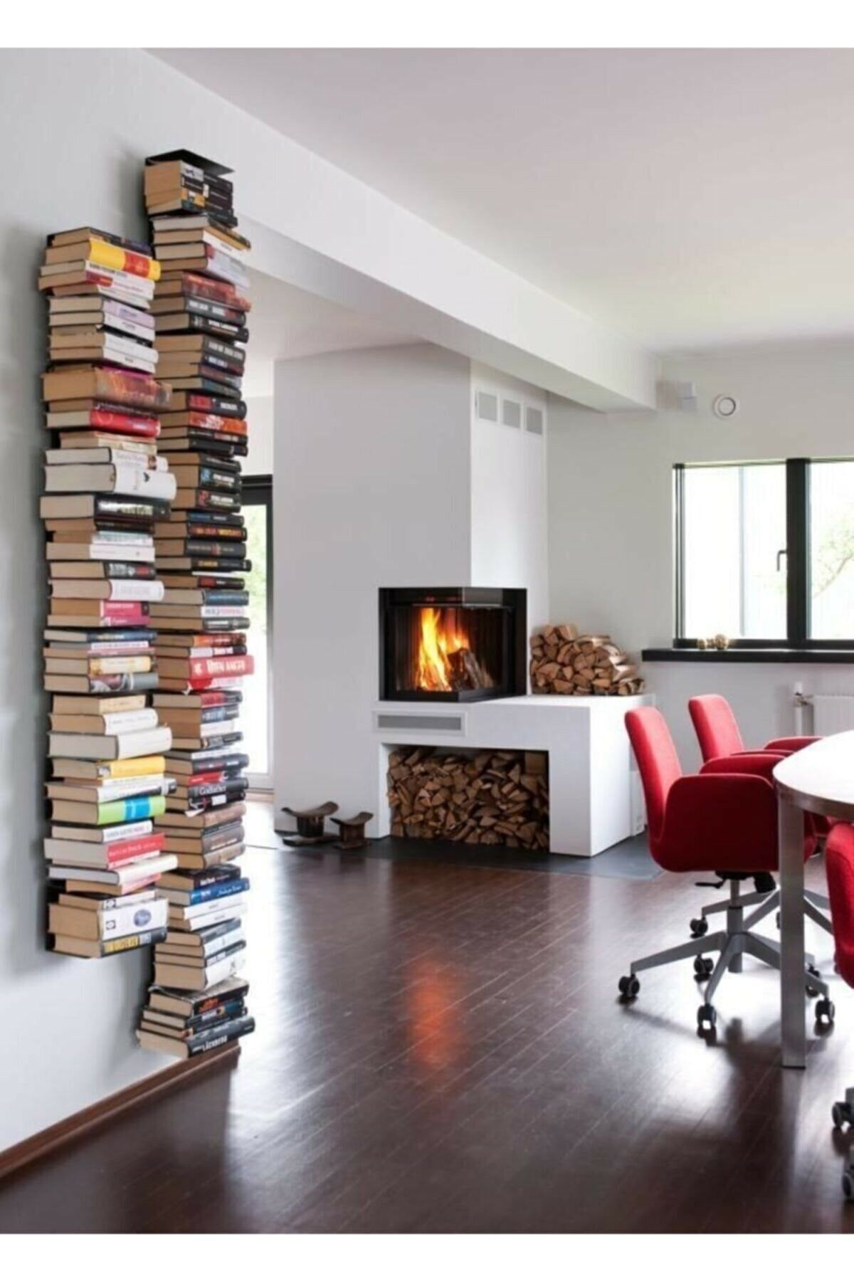 TARMOSER 1 Adet Beyaz Kitaplık, Kitap Organizatör