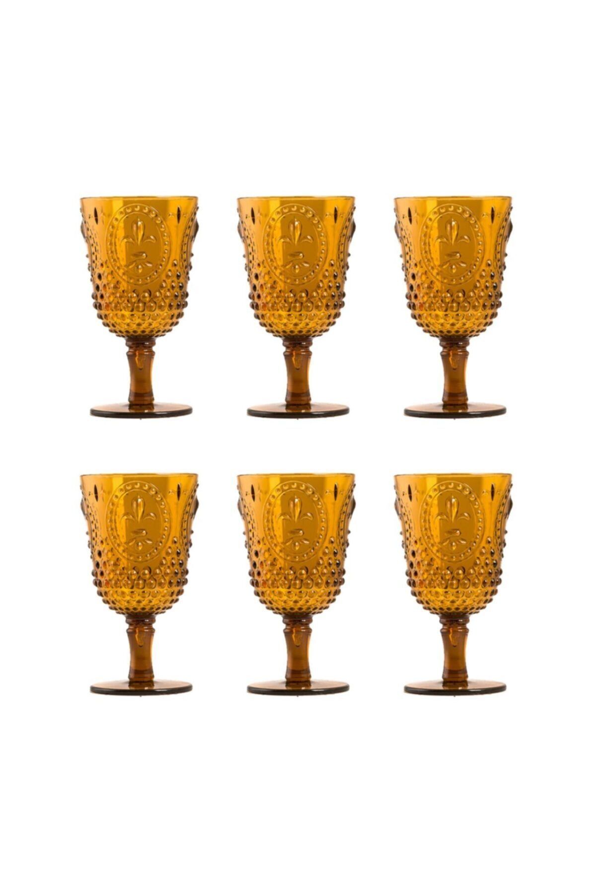 EW's Kitchenware Akrilik Bal 6 Lı Ayaklı Bardak