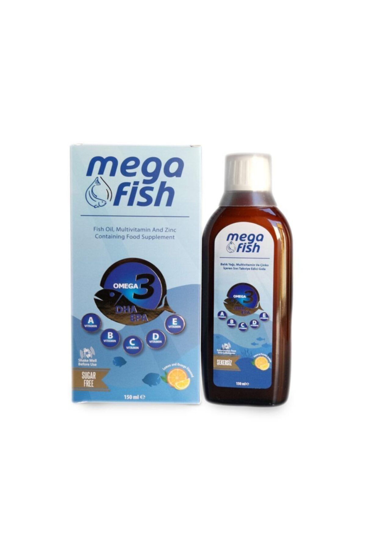 MEGAFİSH Multi Vitamin Şurubu 150 Ml
