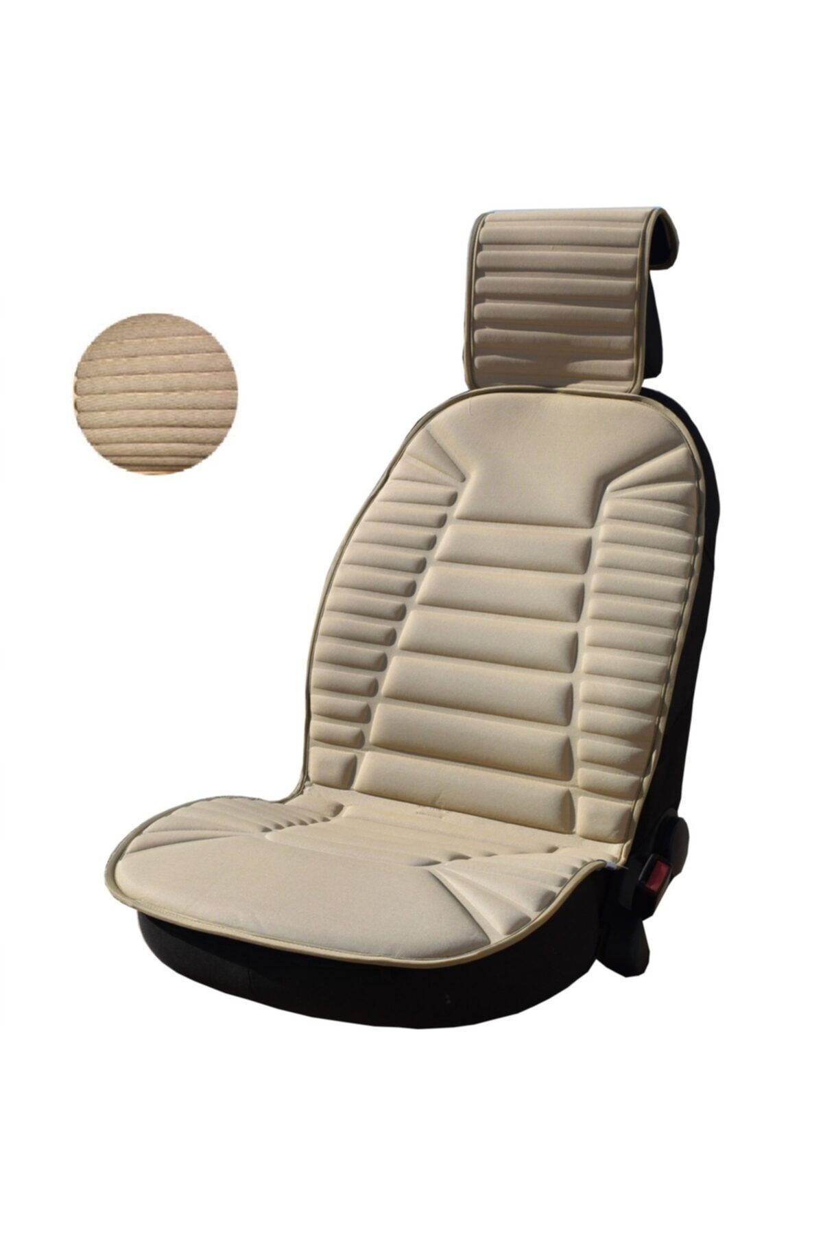 Tegin Bmw X1 F48 2020 Ve Sonrası Uyumlu Oto Koltuk Minderi Ergonomik 2'li Lüks Set Bej