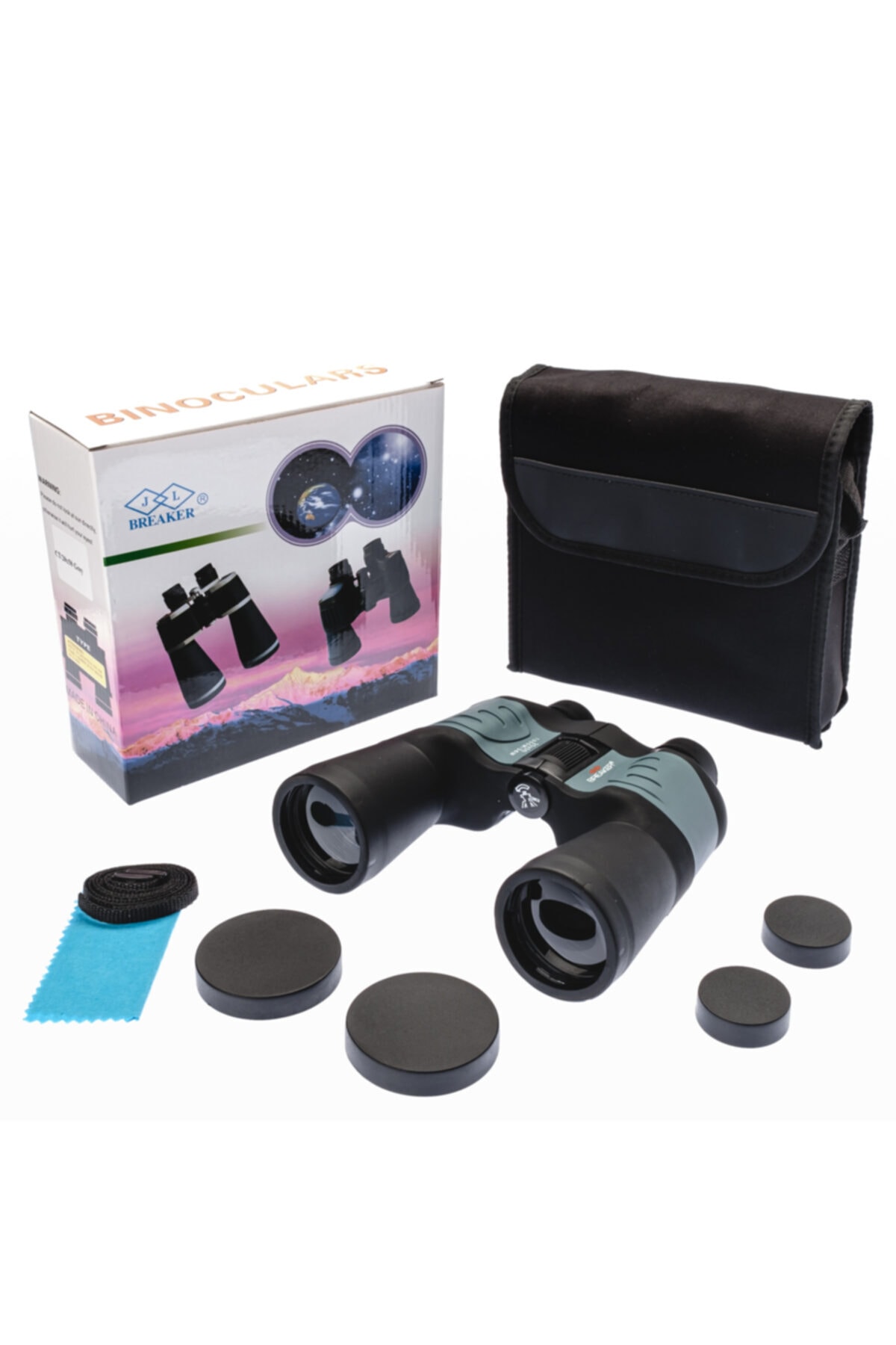 YAPRAKOUTLET Breaker 20×50 Ct Profesyonel El Dürbünü - 1000m/56m - Gri