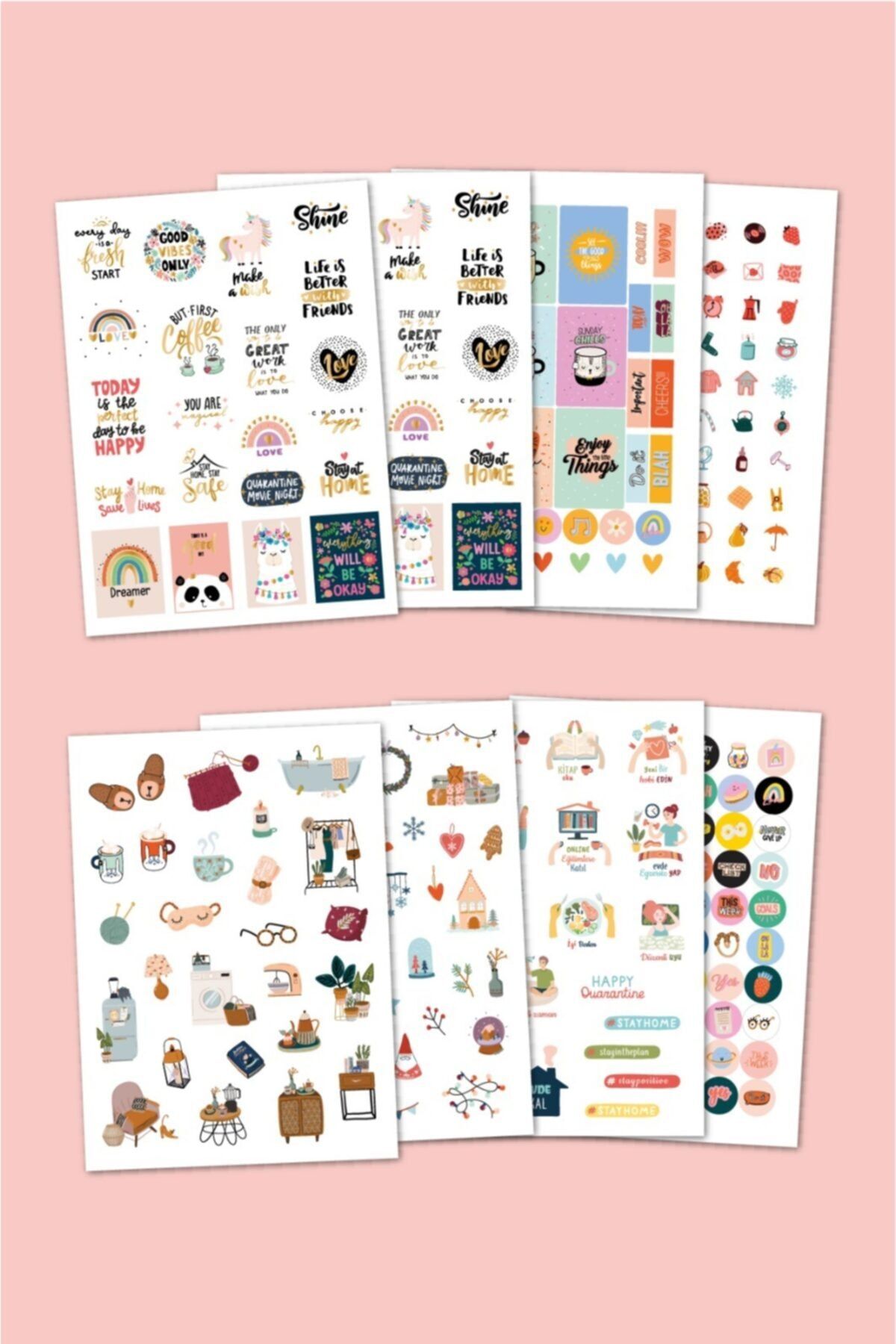 Miya Design Miya Hygge Hayat Planlayıcı Ajanda Sticker Seti