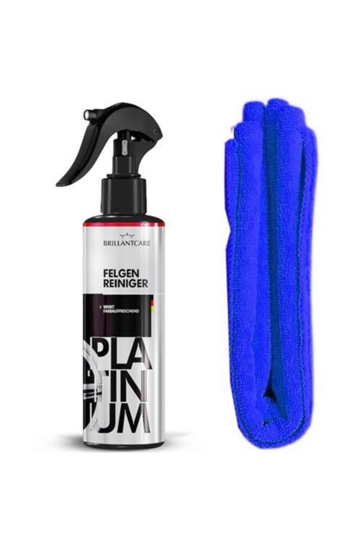 BrillantCare 200 Ml Motosiklet Jant Temizleyici Parlatıcı Bez Seti 428750