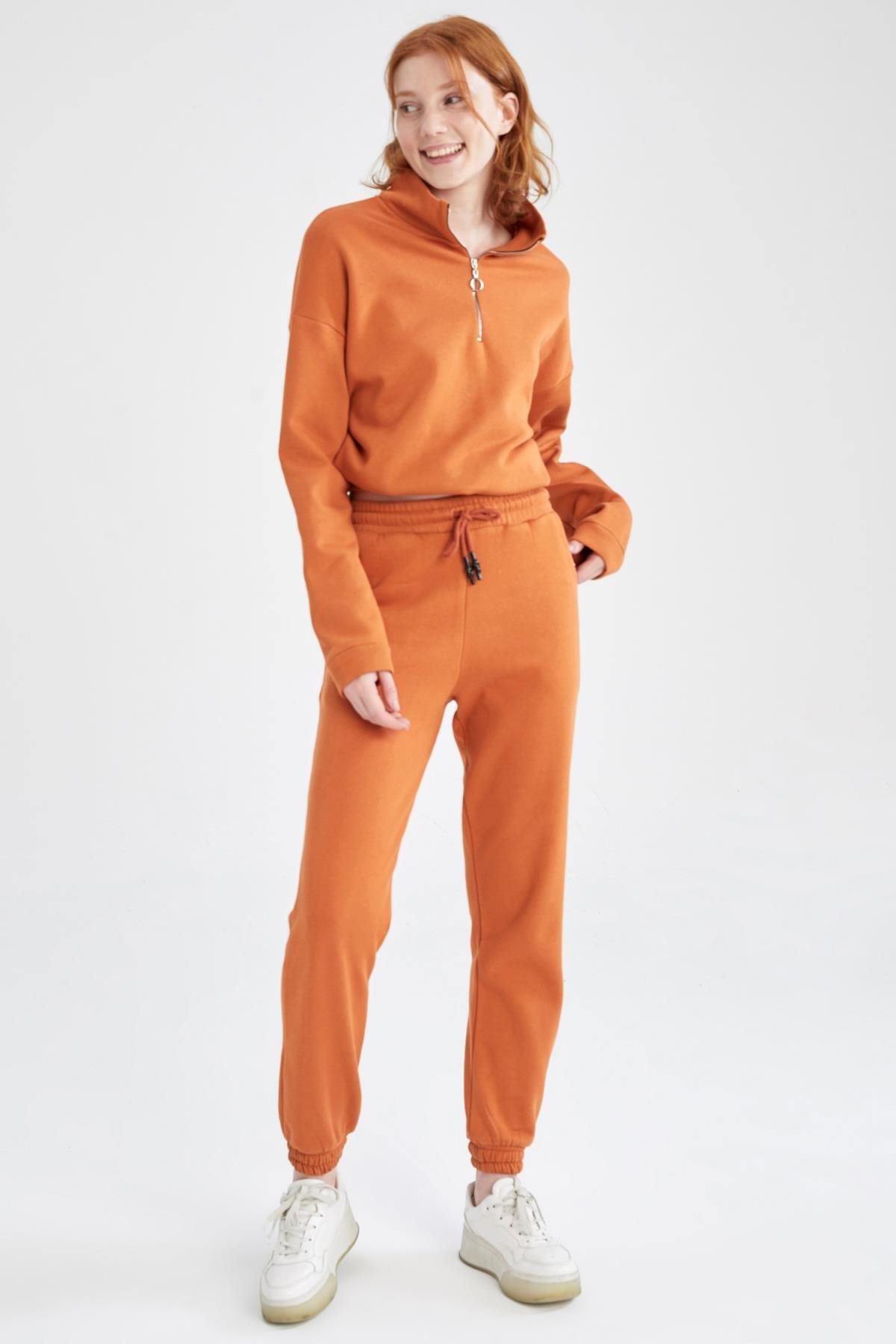 DeFacto Regular Fit Beli Bağcıklı Jogger Eşofman Altı