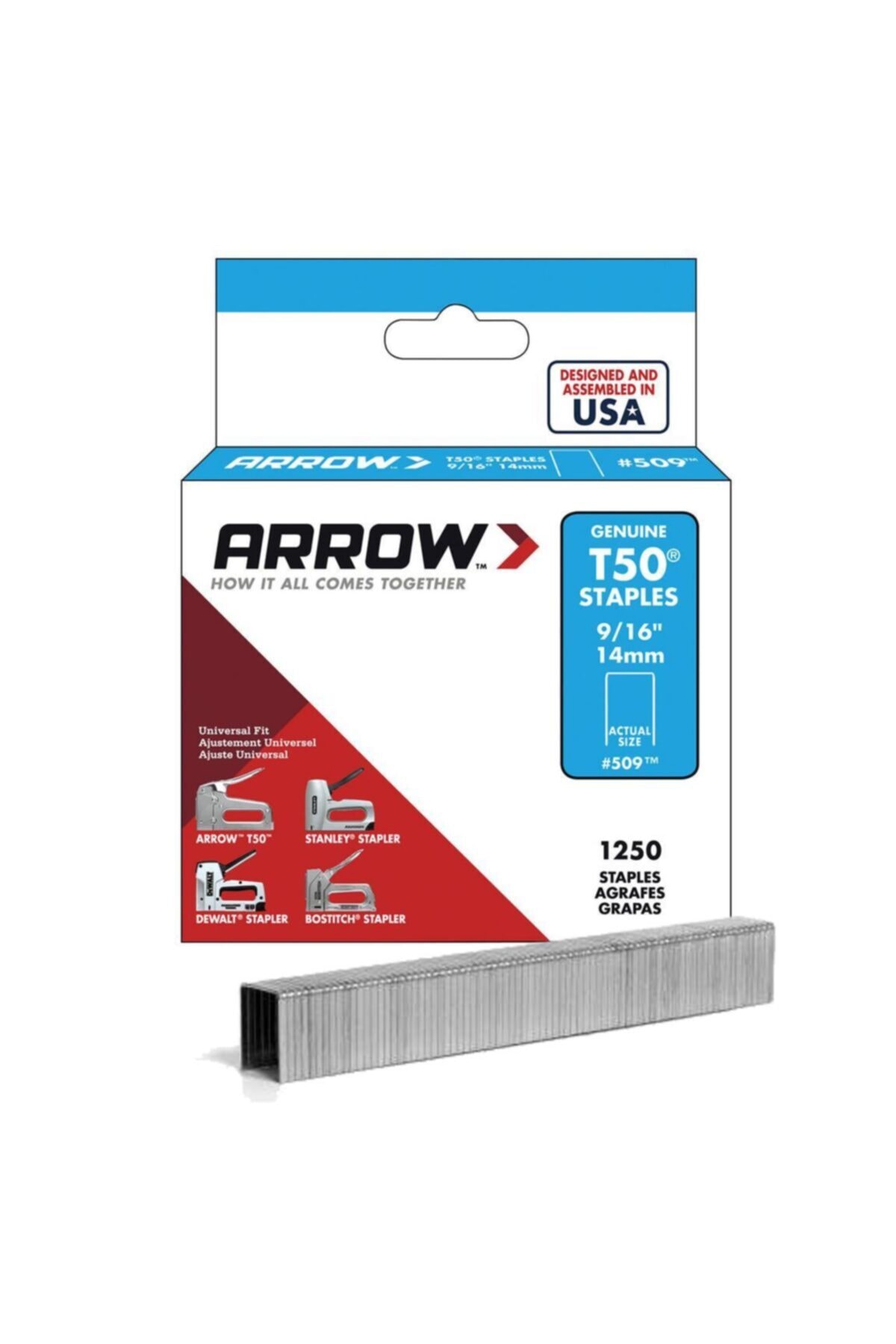 ARROW Ar509 14mm 1250 Adet Profesyonel Zımba Teli