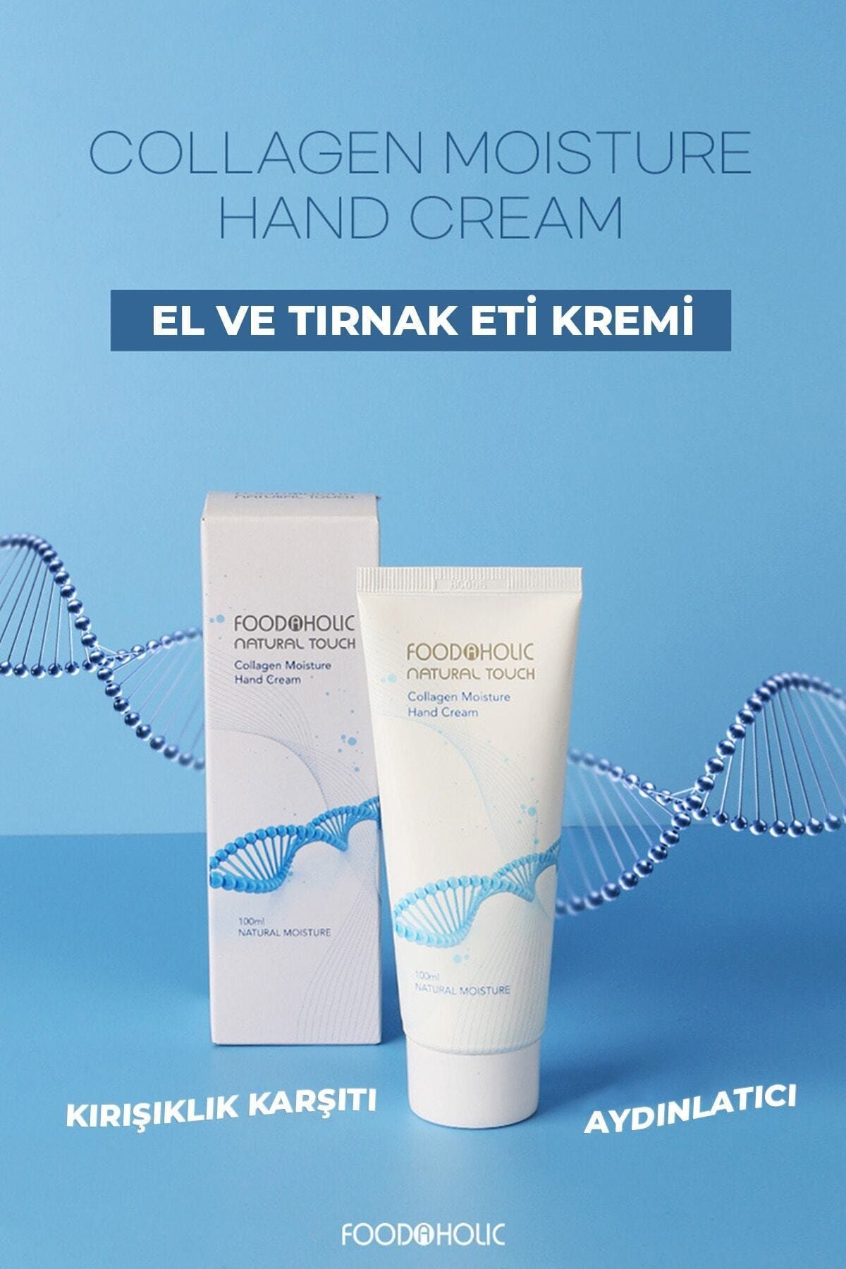 FOODAHOLIC Kolajen Içeren Yoğun Nemlendirici Onarıcı Kırışıklık Karşıtı El Ve Tırnak Eti Kremi
