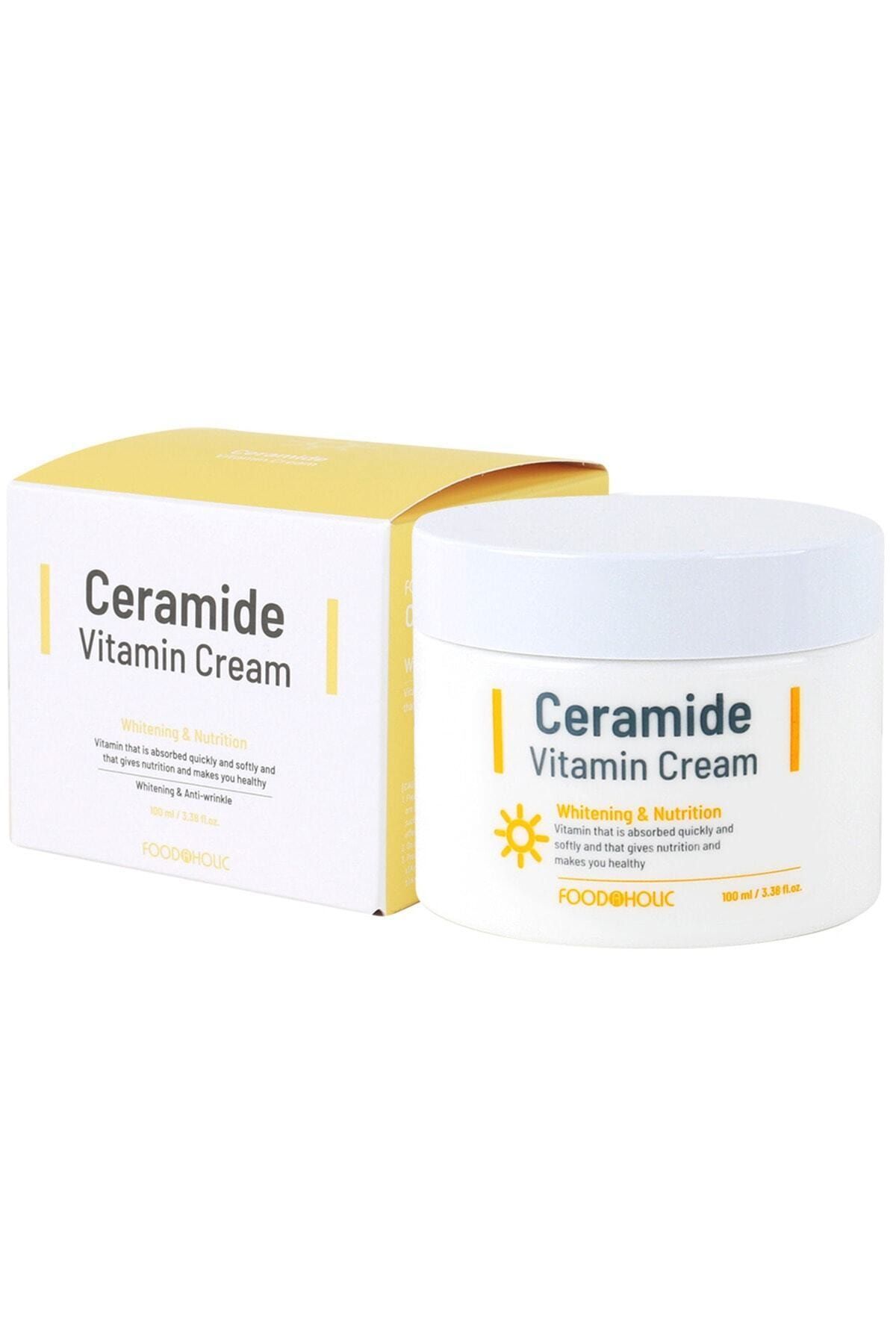 FOODAHOLIC Aydınlatıcı Sıkılaştırıcı Ve Leke Karşıtı Nemlendirici Saf Seramid Vitamin Krem