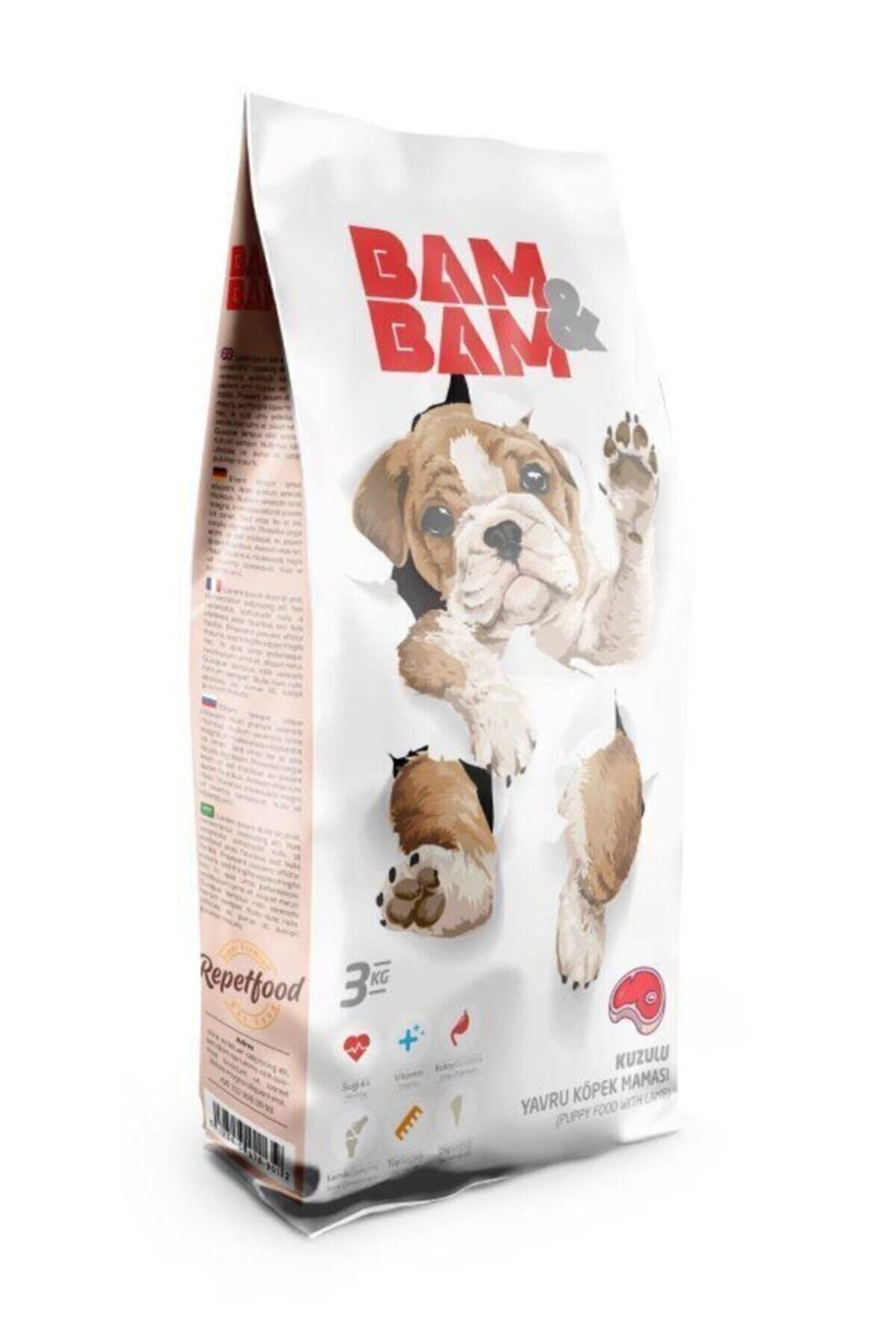 BAM&BAM Kuzu Etli Yavru Köpek Maması 3kg
