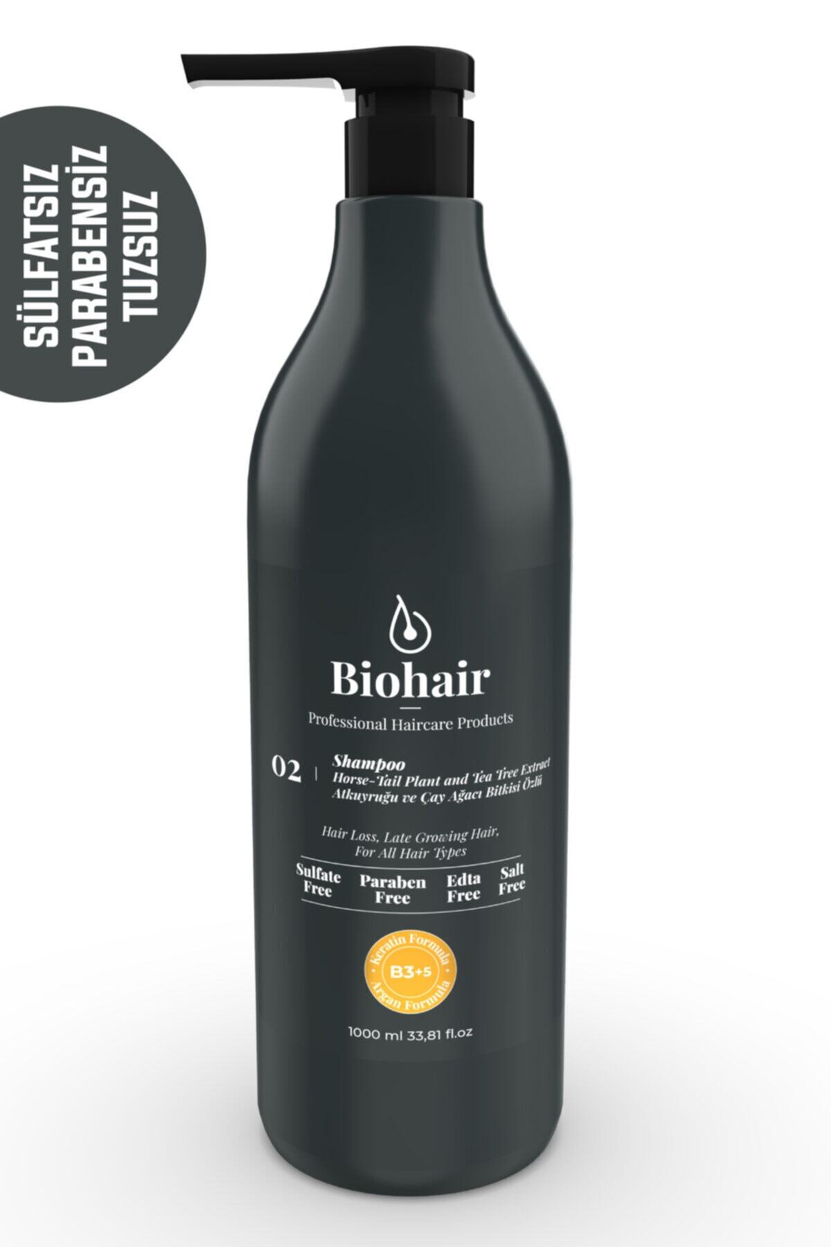 Biohair Atkuyruğu Ve Çay Ağacı Bitkisi Özlü Şampuan 1000ml No:02