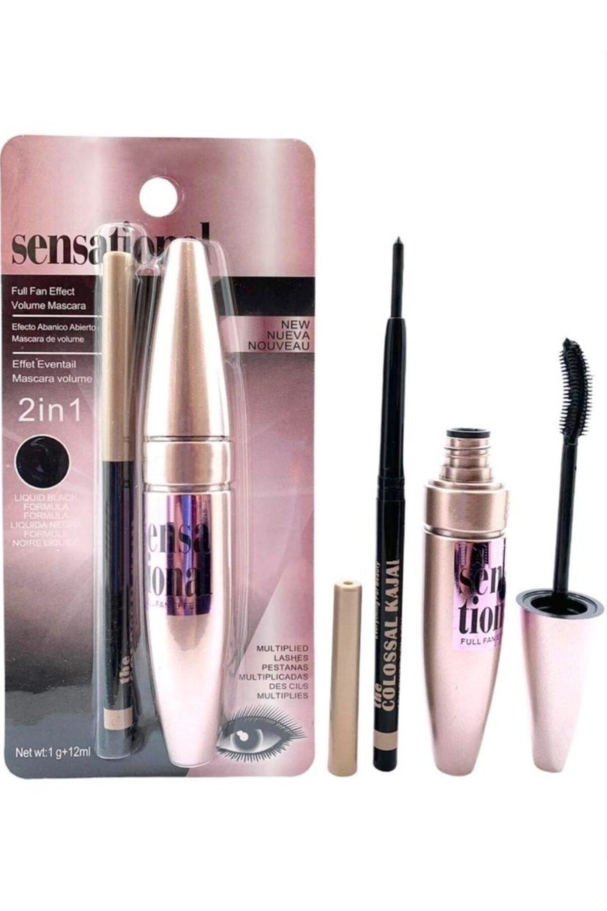 AİLY COSMETİCS Aily 2'li Rimel Kalem Seti