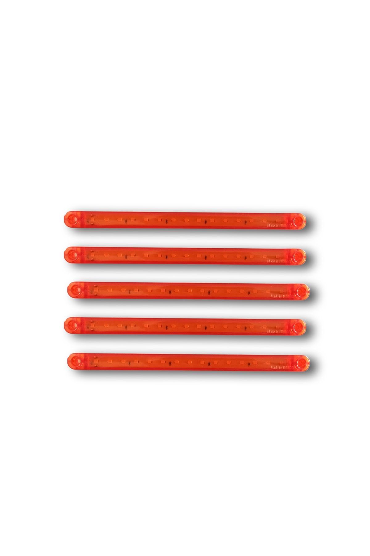 KIR OTOMOTİV 24cm 15 Led Parmak Lamba 12/24 Volt Uyumlu Sarı (5 Adet)