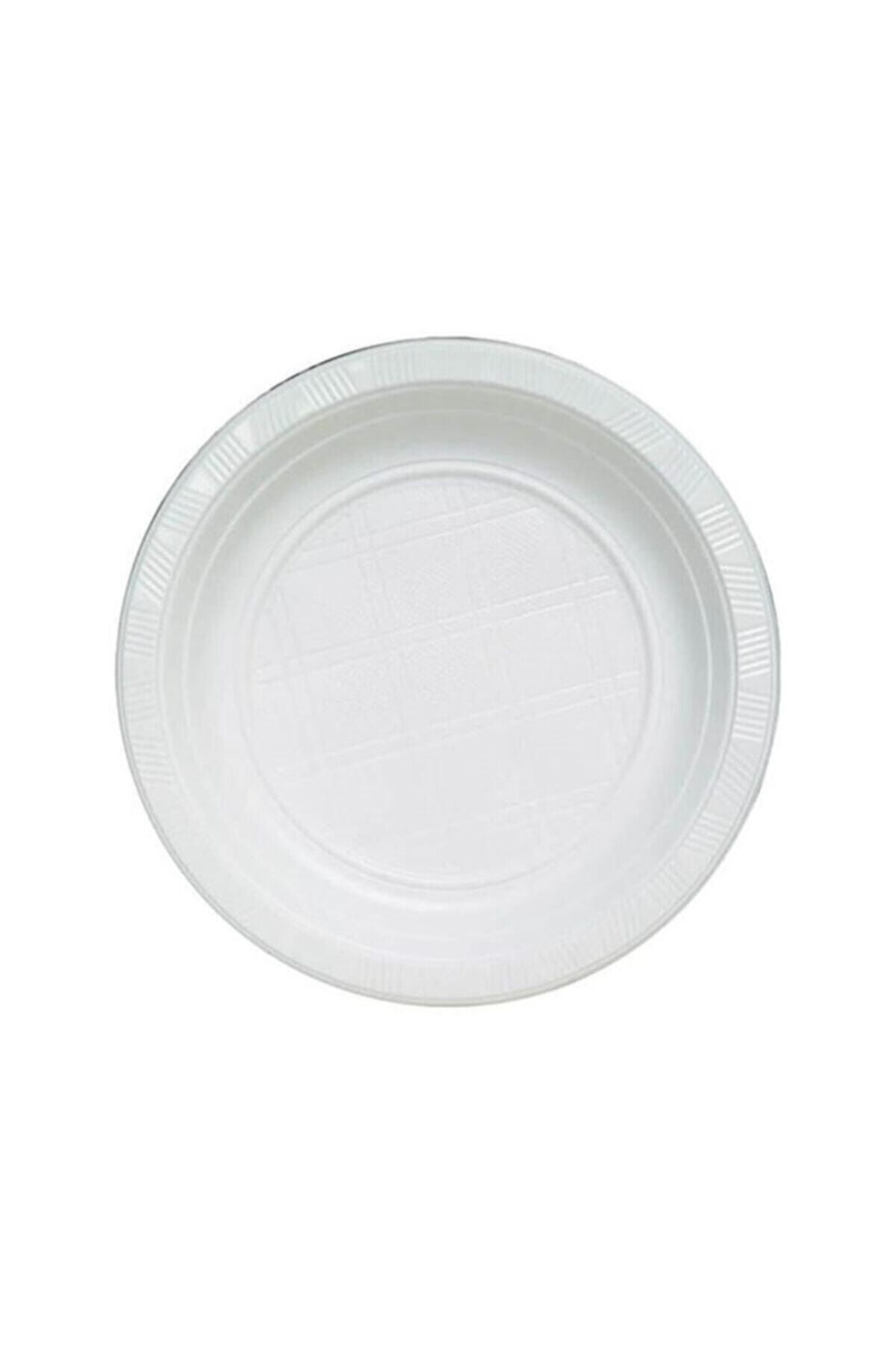 Lüx Plastik Plastik Tabak 100 Adet 19 cm