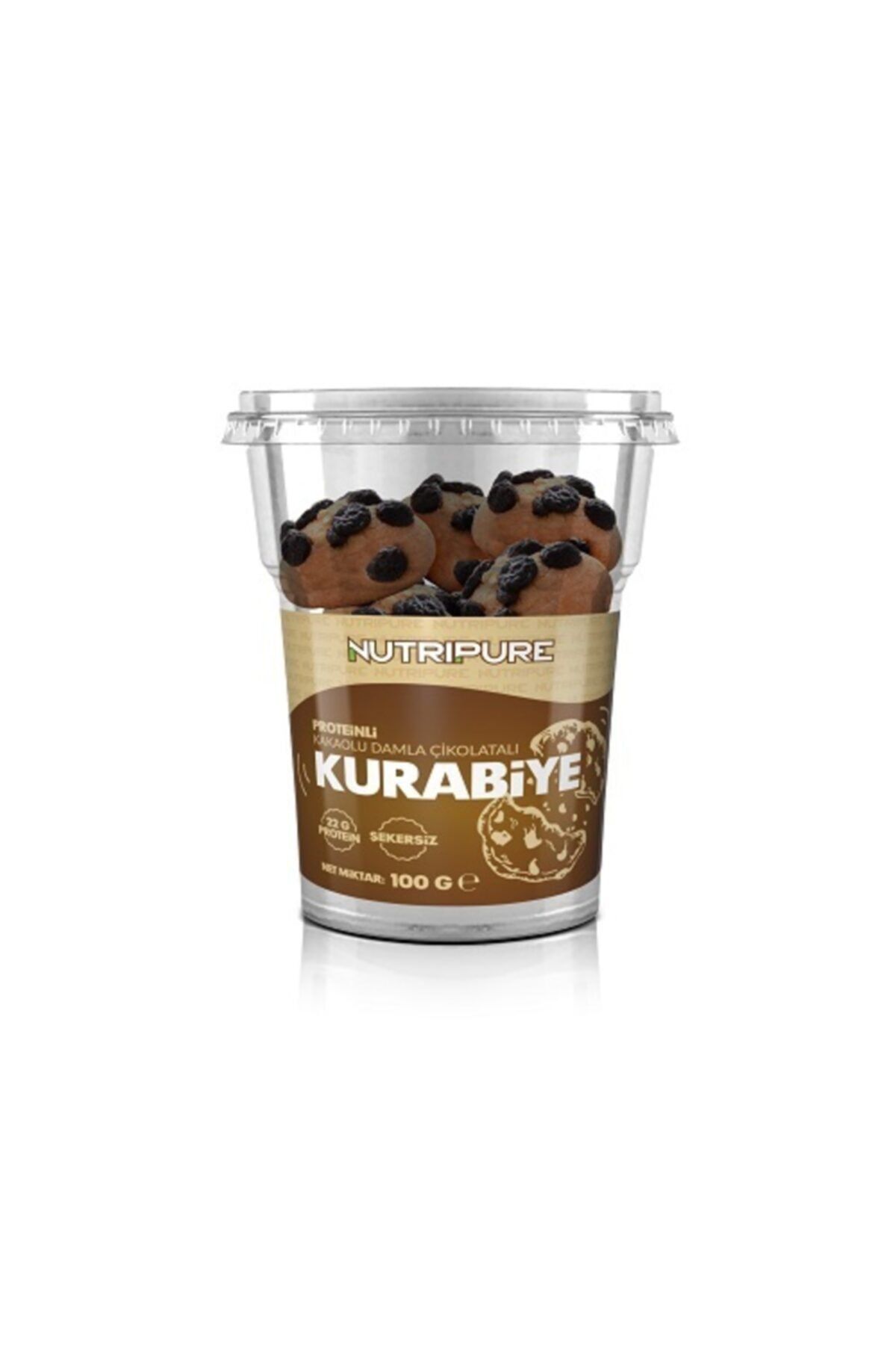 Nutripure Kakaolu Damla Çikolatalı Protein Kurabiye 100 gr