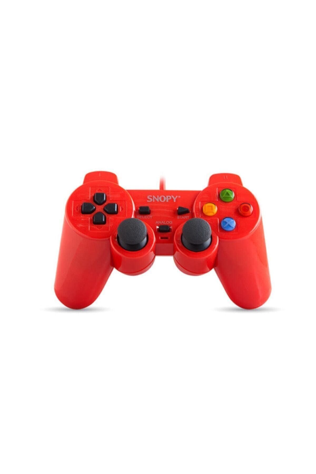 Snopy Sg-302 Kırmızı Usb Gamepad 1.8m Kablo Uzunluğu
