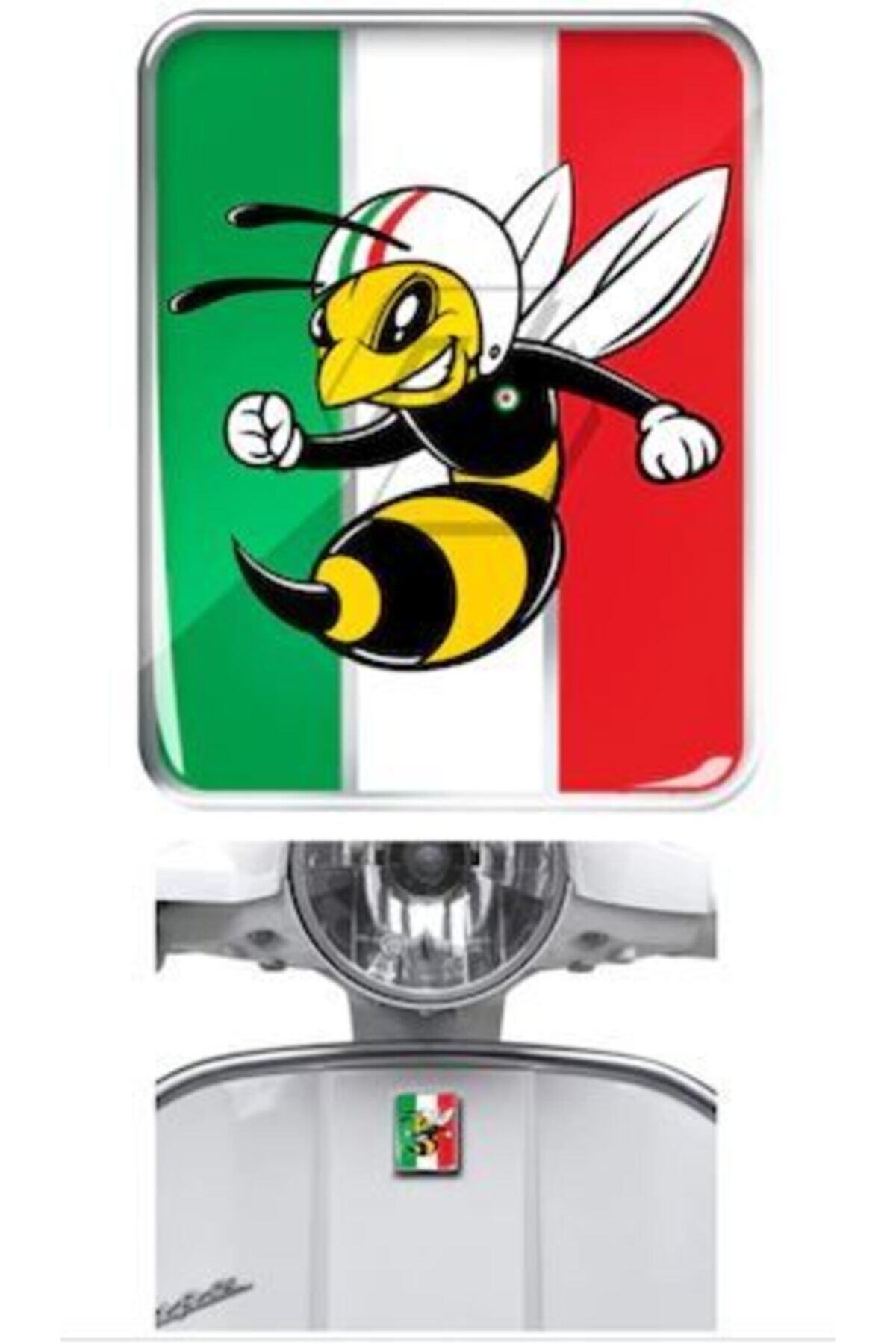 Gogo Premıum Vespa 3d Damla Sticker
