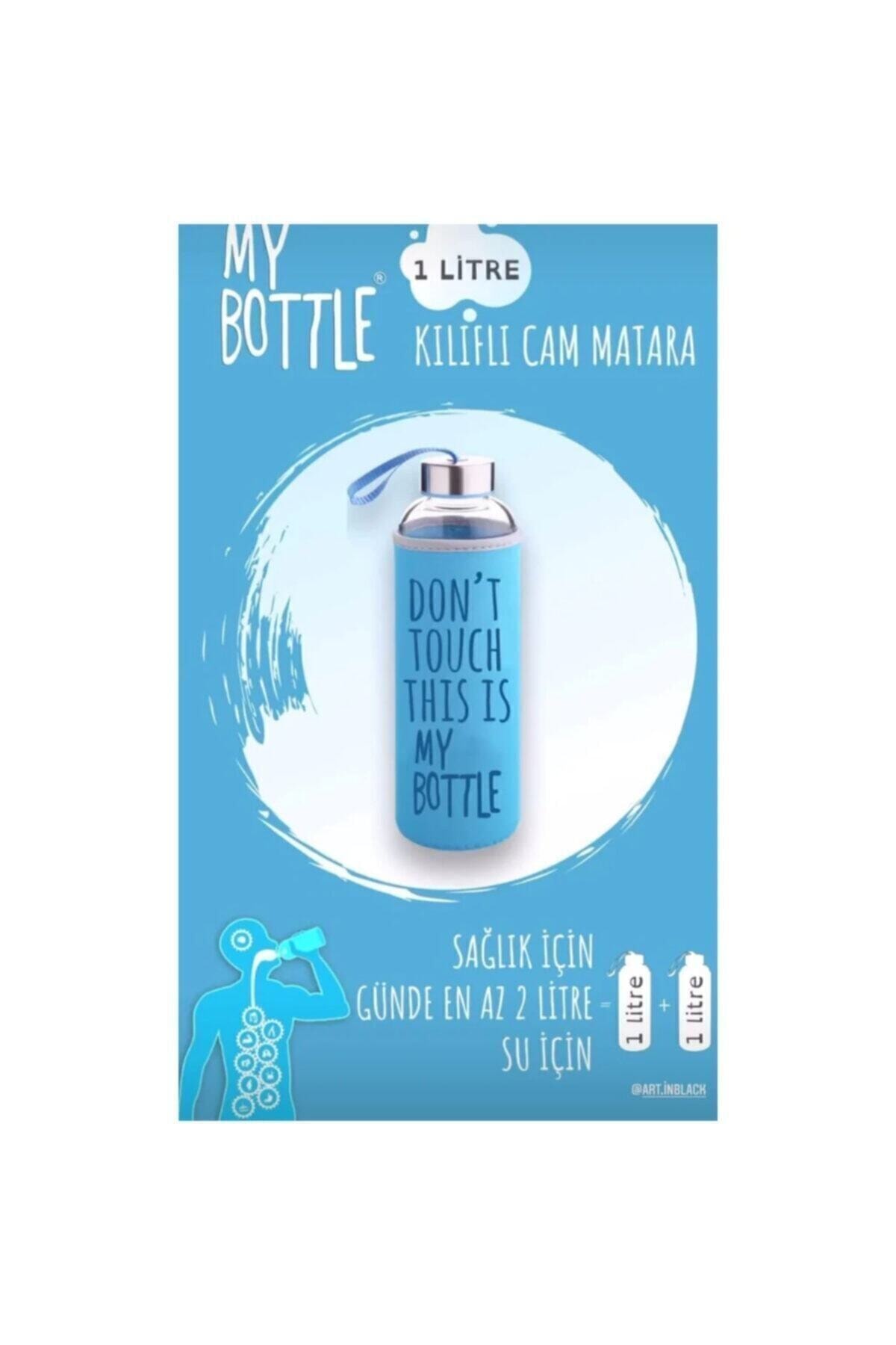 Cambu Borosilikat Cam Matara 1000 Ml Su Şişesi 1lt