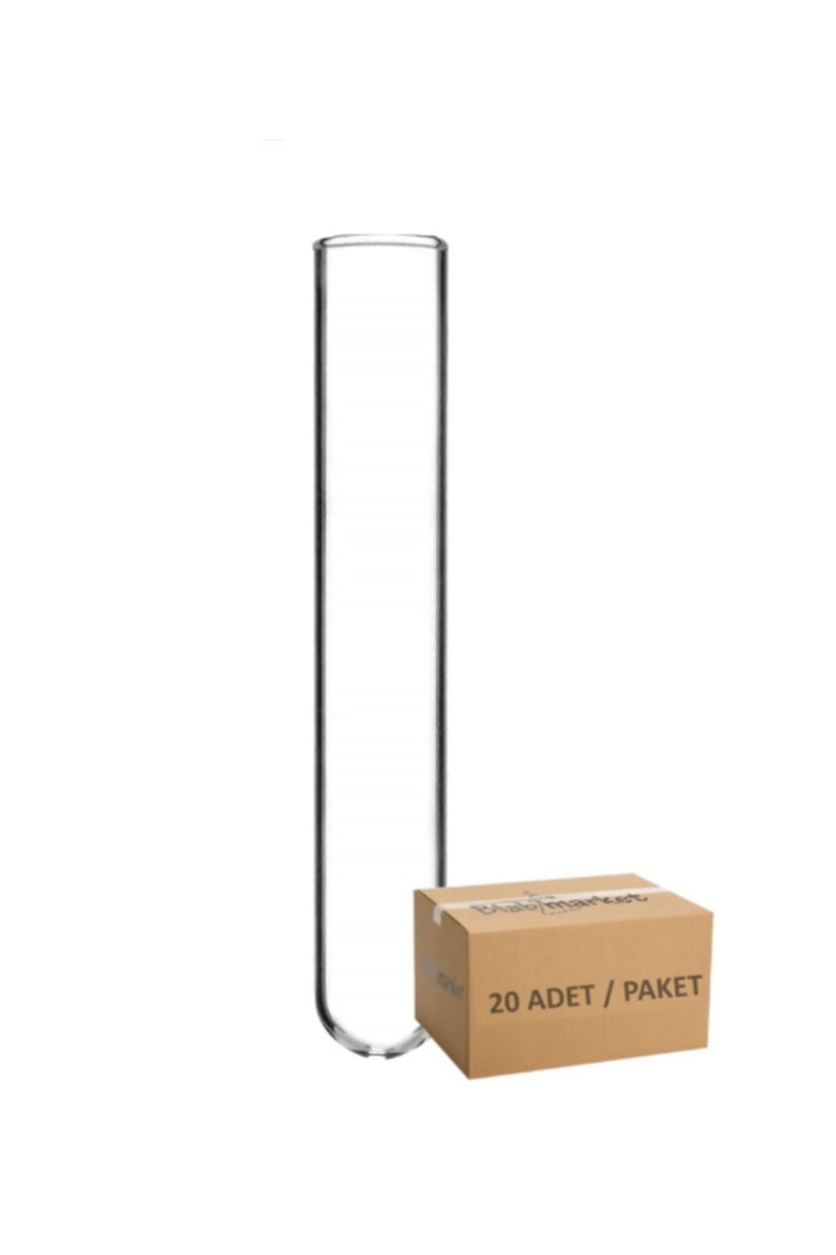 Borox 13x100 Mm - Cam Deney Tüpü( Test Tube) - 20 Adet/paket