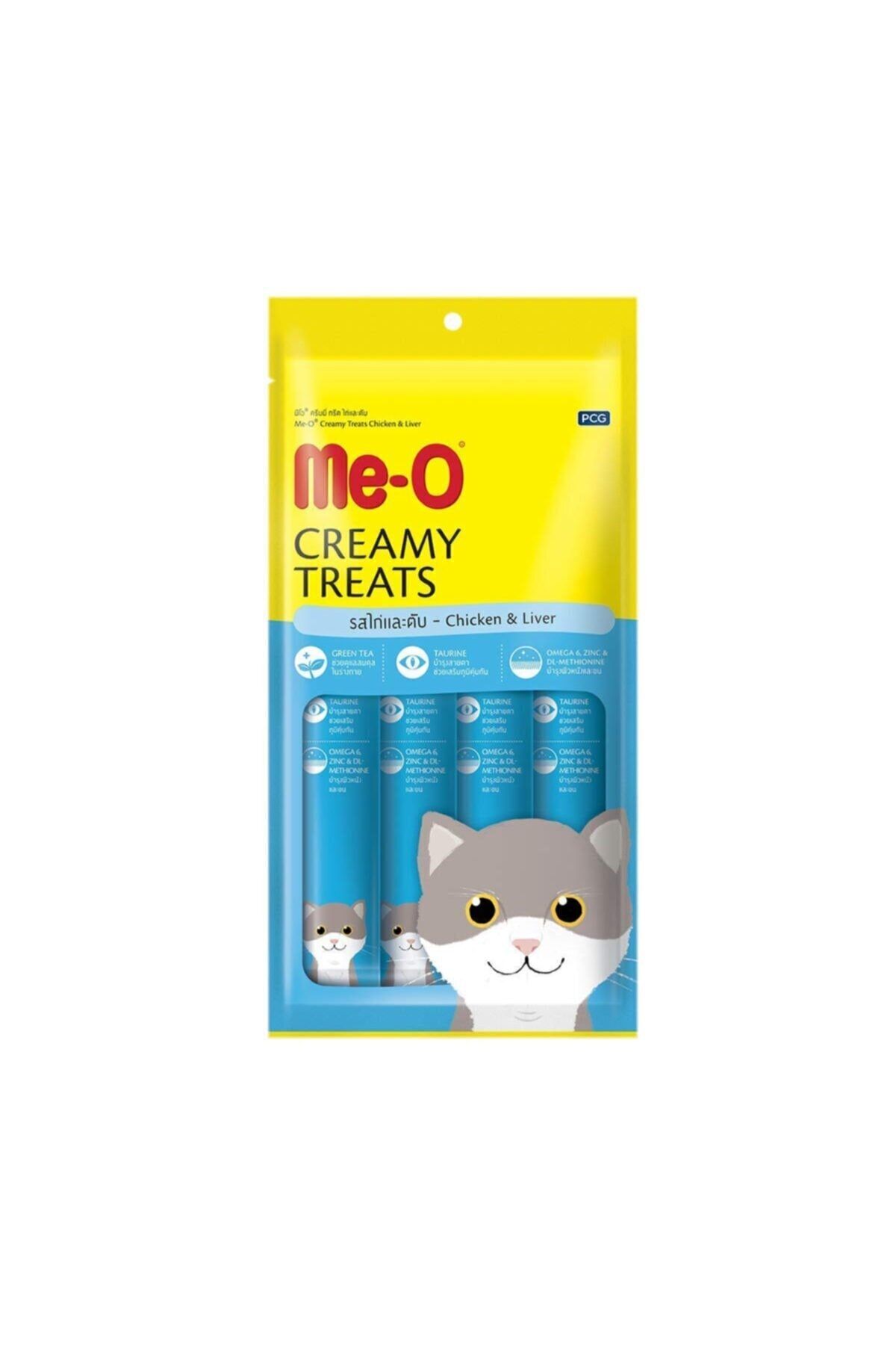meo Creamy Tavuk Ve Ciğerli Kedi Ödül Maması 4 X 15gr
