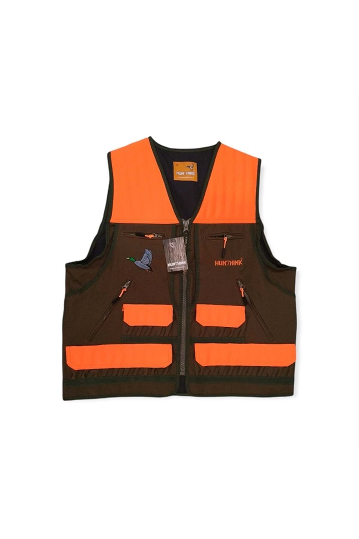 Hunthink Camel Turuncu Avcı Yeleği - Xl