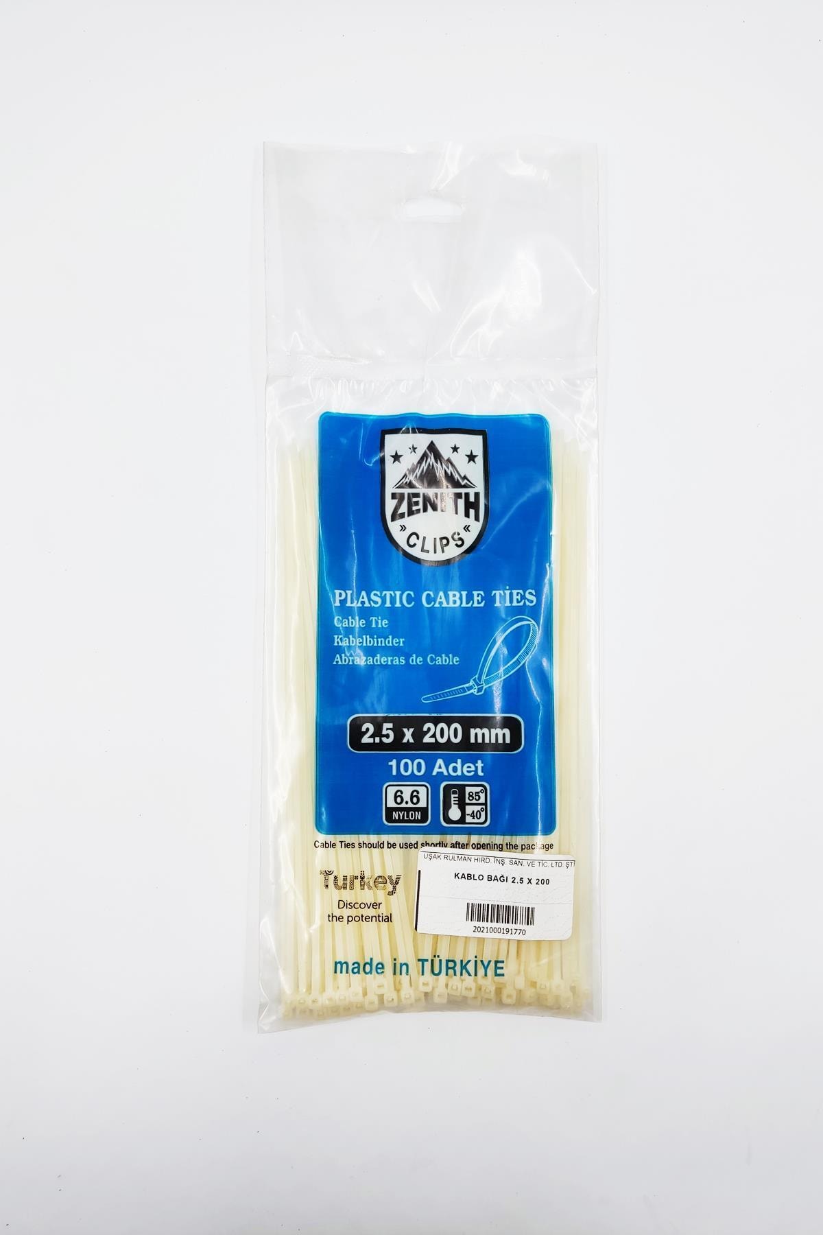 Zenith Sabo Kablo Bağı 2.5 X 200