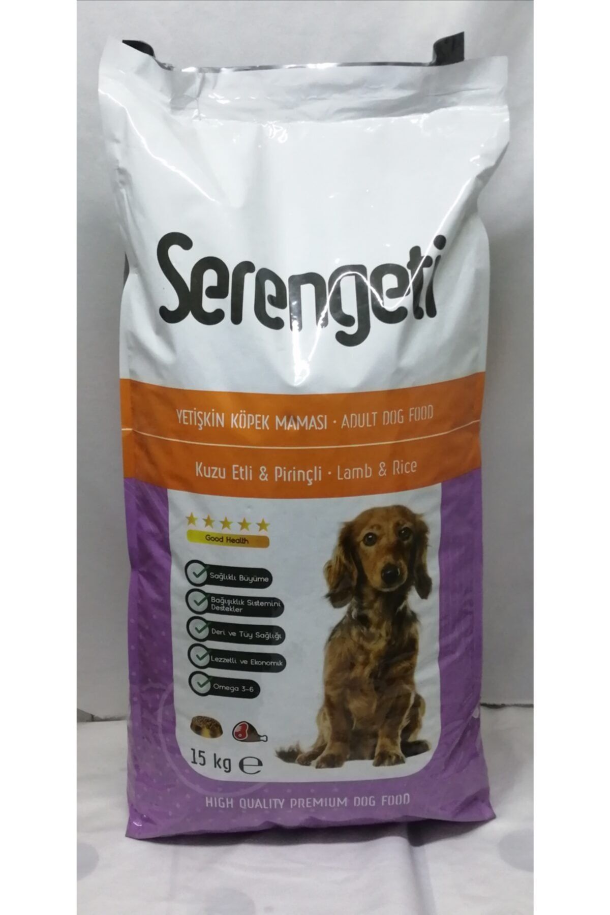 Serengeti Kuzu Etli Yetişkin Köpek Maması 15 kg