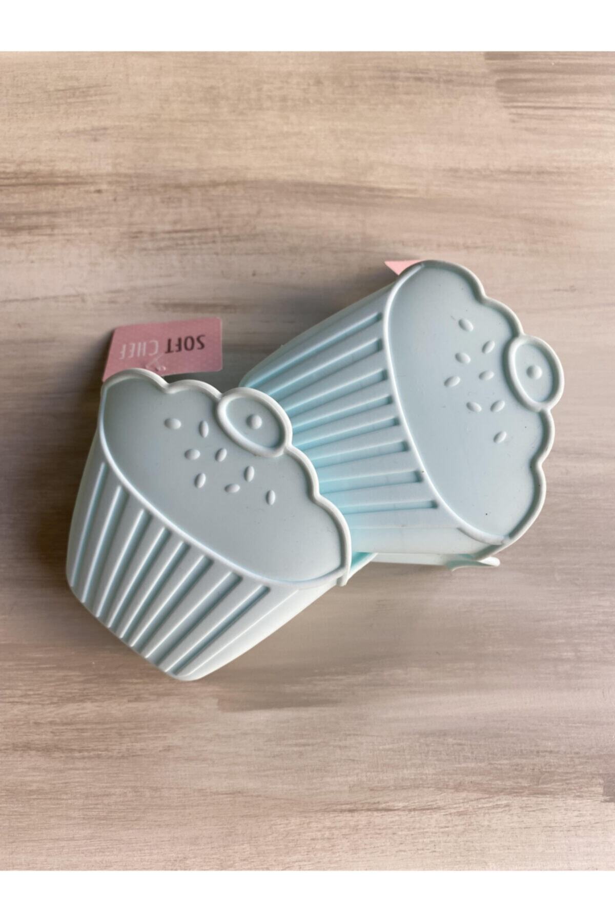 Soft Chef 2 Adet Turkuaz Silikon Fırın Eldiveni Tutucu Isı Yalıtımlı Kaymaz