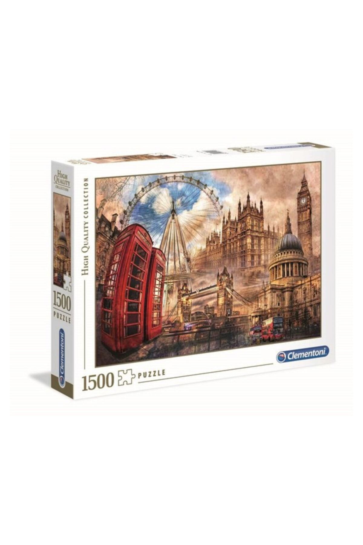 Art Puzzle Clementoni 1500 Parça Puzzle - Vintage London 31807