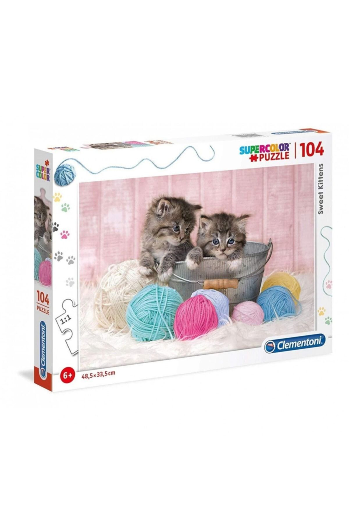 CLEMENTONI 104 Parça Puzzle - Sweet Kittens 27115