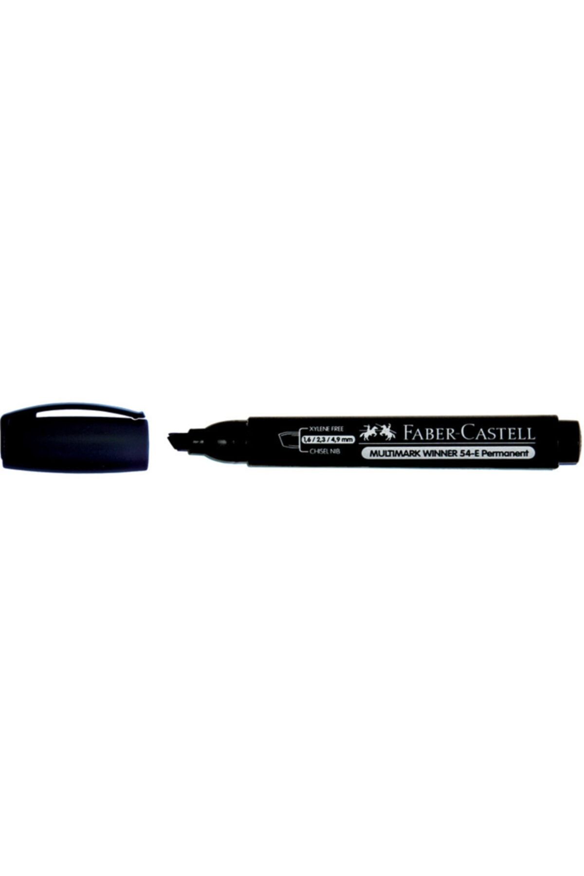 Faber Castel Faber Permanent Markör 54 Siyah Kesik Uç 152761