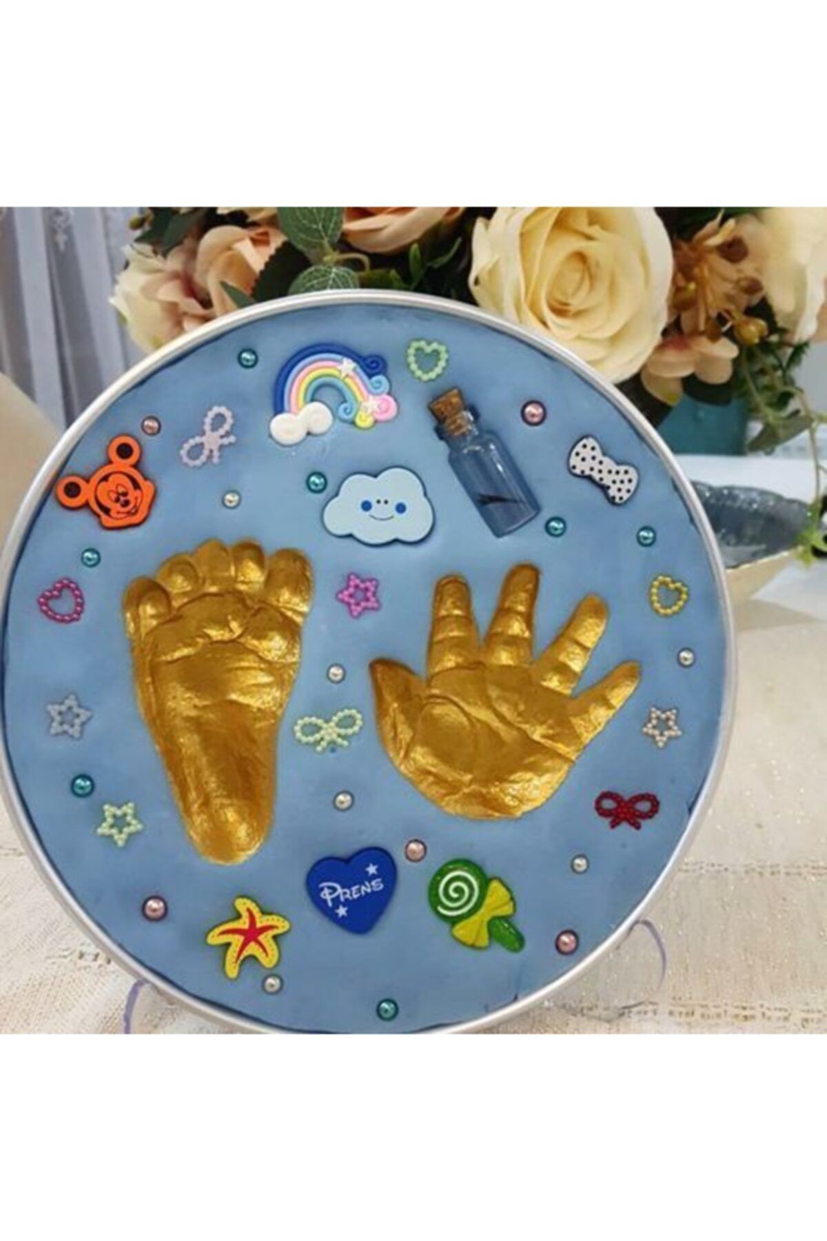 STATİK HAMUR Bebek El Ayak Izi Seti
