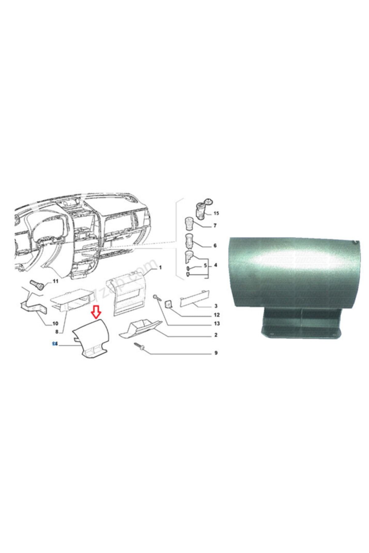 OEM Orj 735432337 Tf Kulluk Albea-palıo On Komple