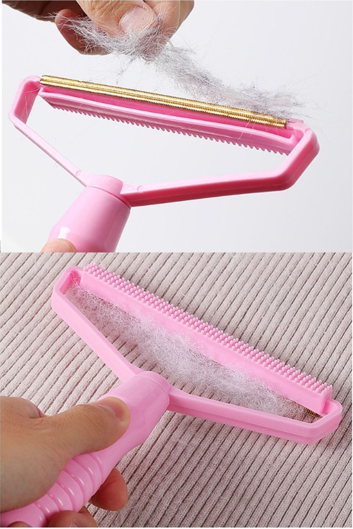 Kitchen Beauty Çift Taraflı Elbise Tiftik Ve Tüy Toparlayıcı Kazak Hırka Halı Plastik Kumaş Tüy Alma