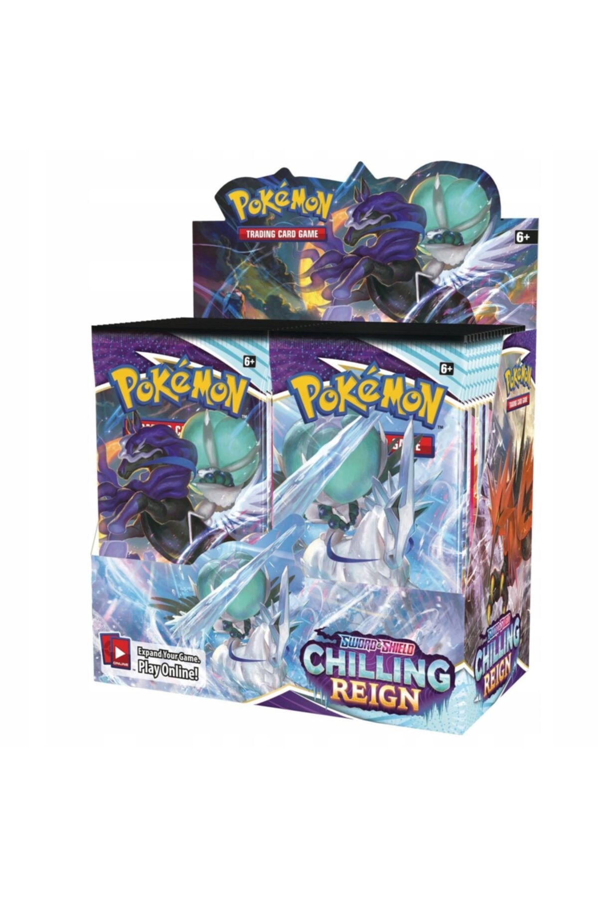 Pokemon Tcg Sword & Shield Chilling Reign Booster Box-36 Paket Orjinal Jelatinde