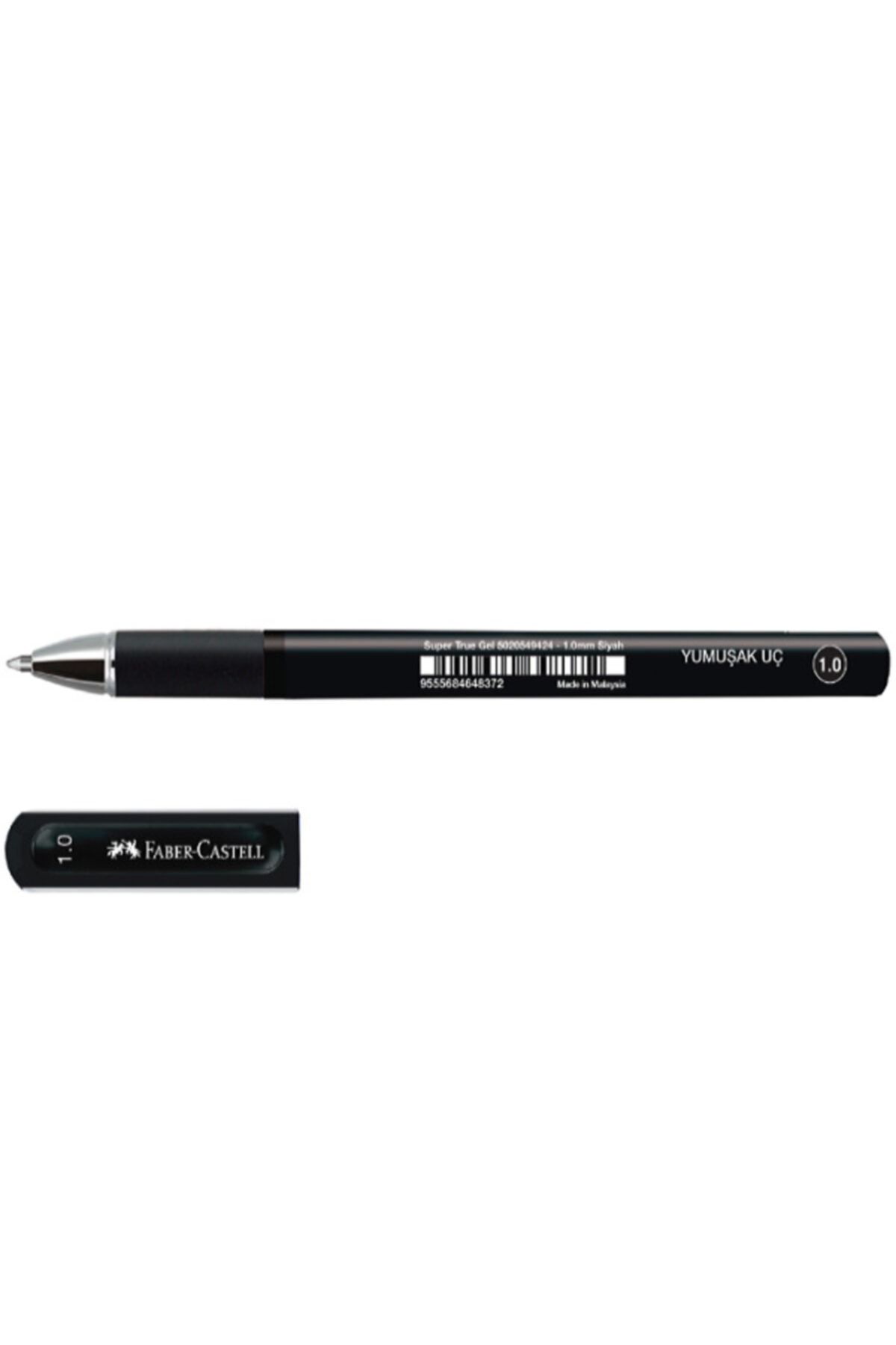 Faber Castell Faber-castell Roller Kalem Super True Gel Imza Kalemi 1.0 Mm Siyah 5020 549424 (12 Adet )