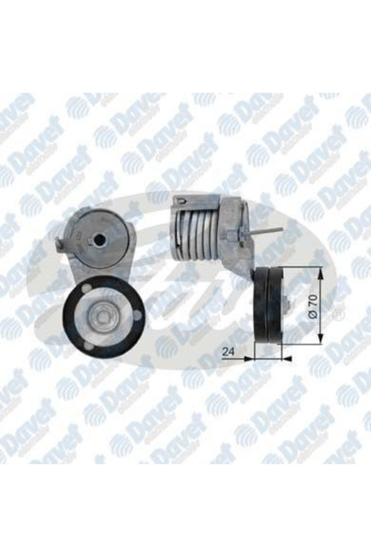GATES Alternator Gergı Rulmanı Kutuklu Leon 1.4 1.6 99