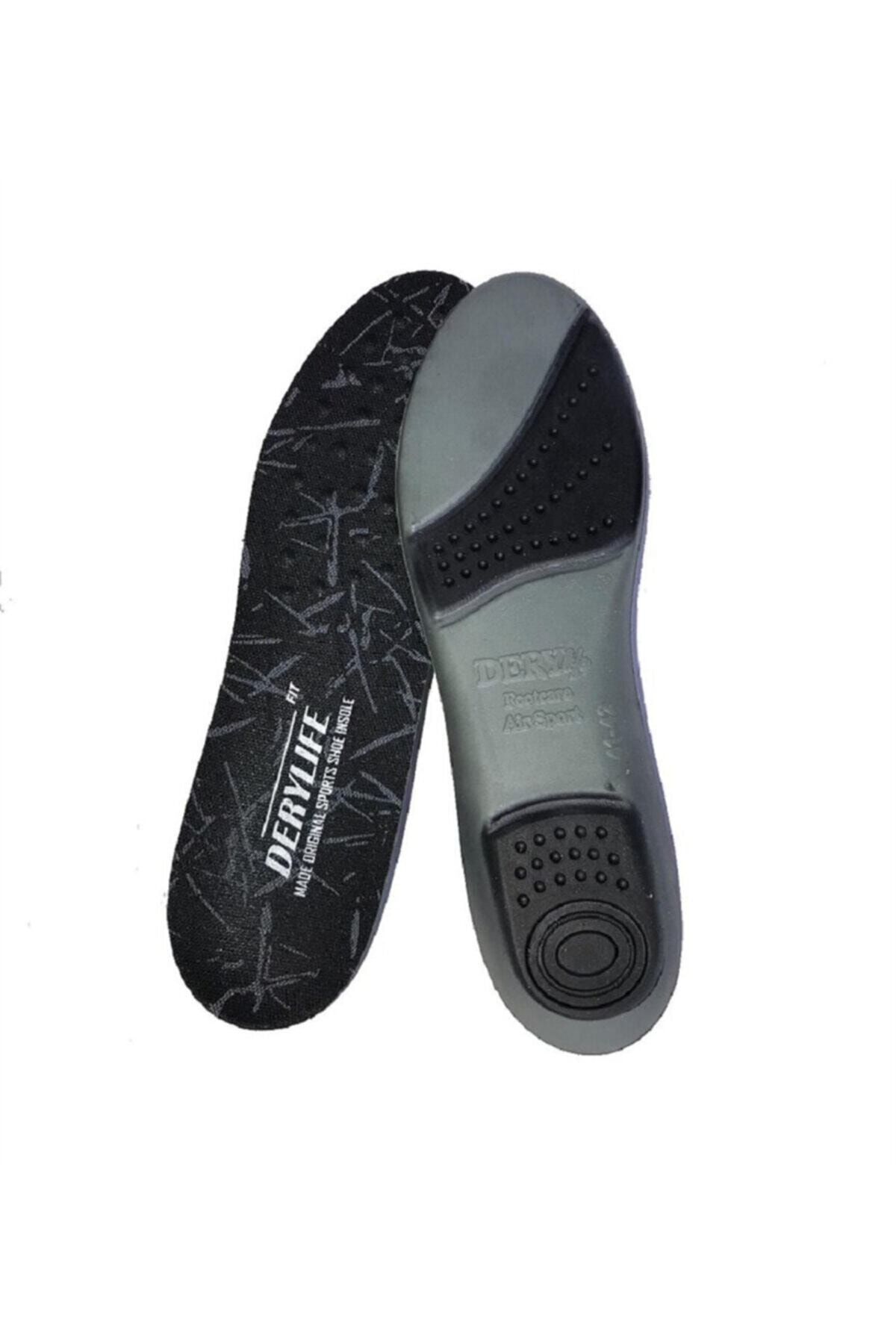 DeryLife Dery Life Comfort Kumaş Ayakkabı Iç Tabanlığı-siyah