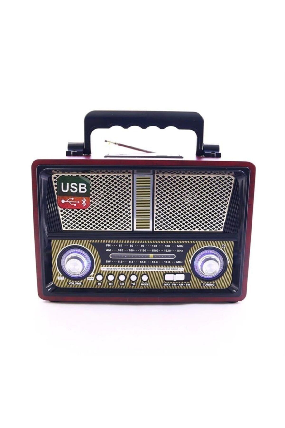 Durbuldum Kemai Md-1802bt Nostalji Görünümlü Bluetooth'lu Müzik Kutusu